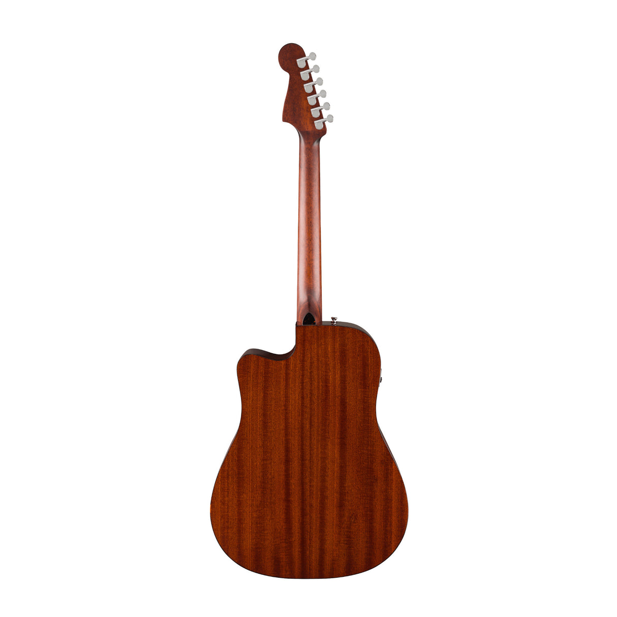 Fender California Deluxe Redondo CE Dreadnought Acoustic-Electric Guitar with C-shaped Neck (Black)