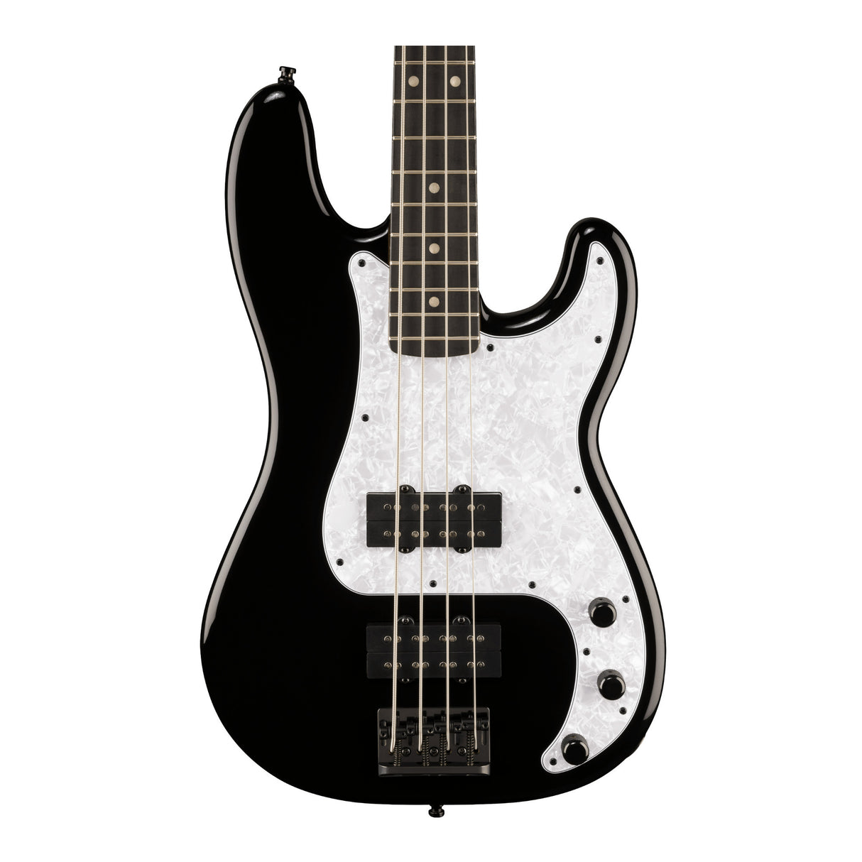 Fender Limited Edition Player Fusion Precision HH 4-String Electric Bass Guitar with Gig Bag (Black)