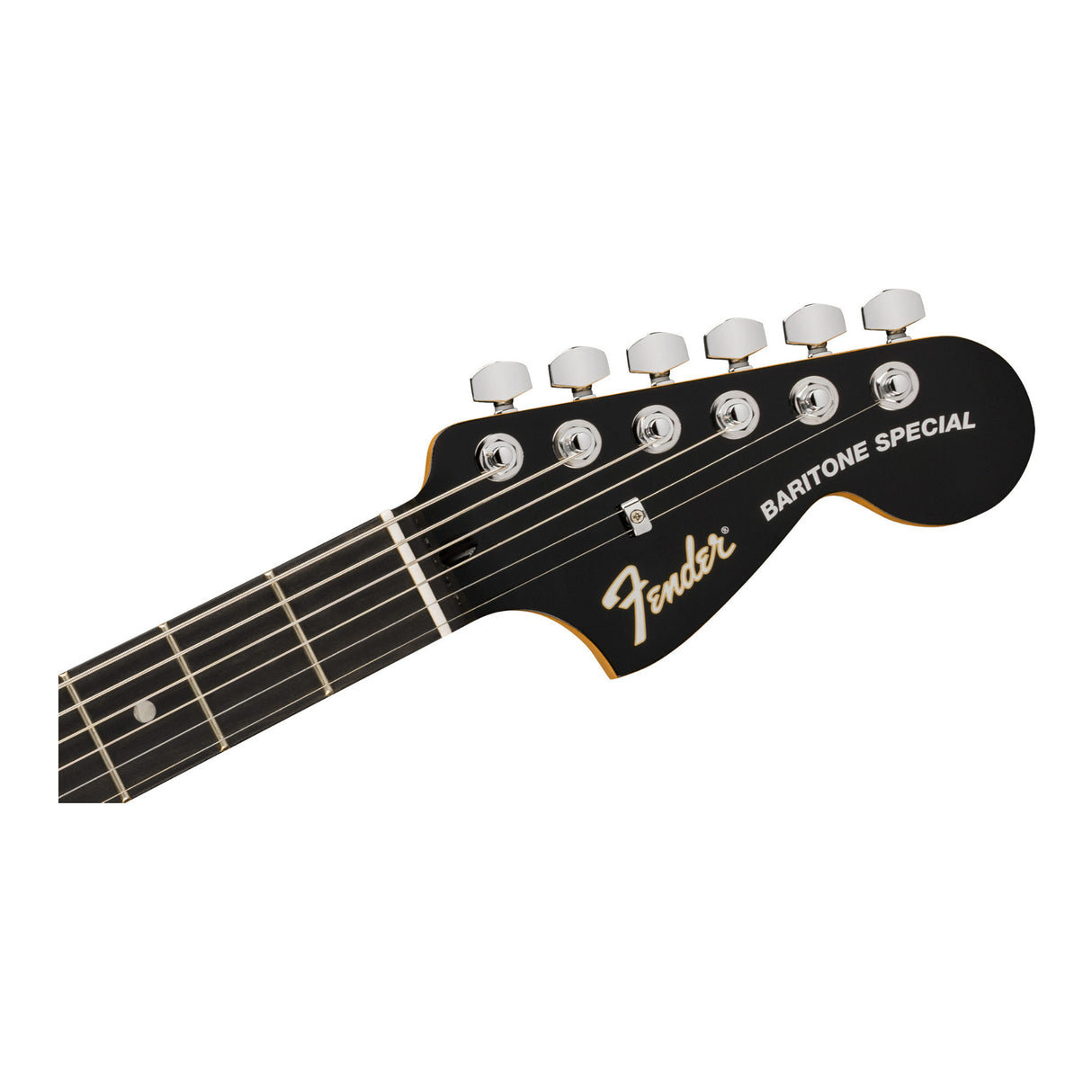 Fender Limited Edition Player Fusion Jaguar Baritone 6-String Electric Guitar with Gig Bag (Black)
