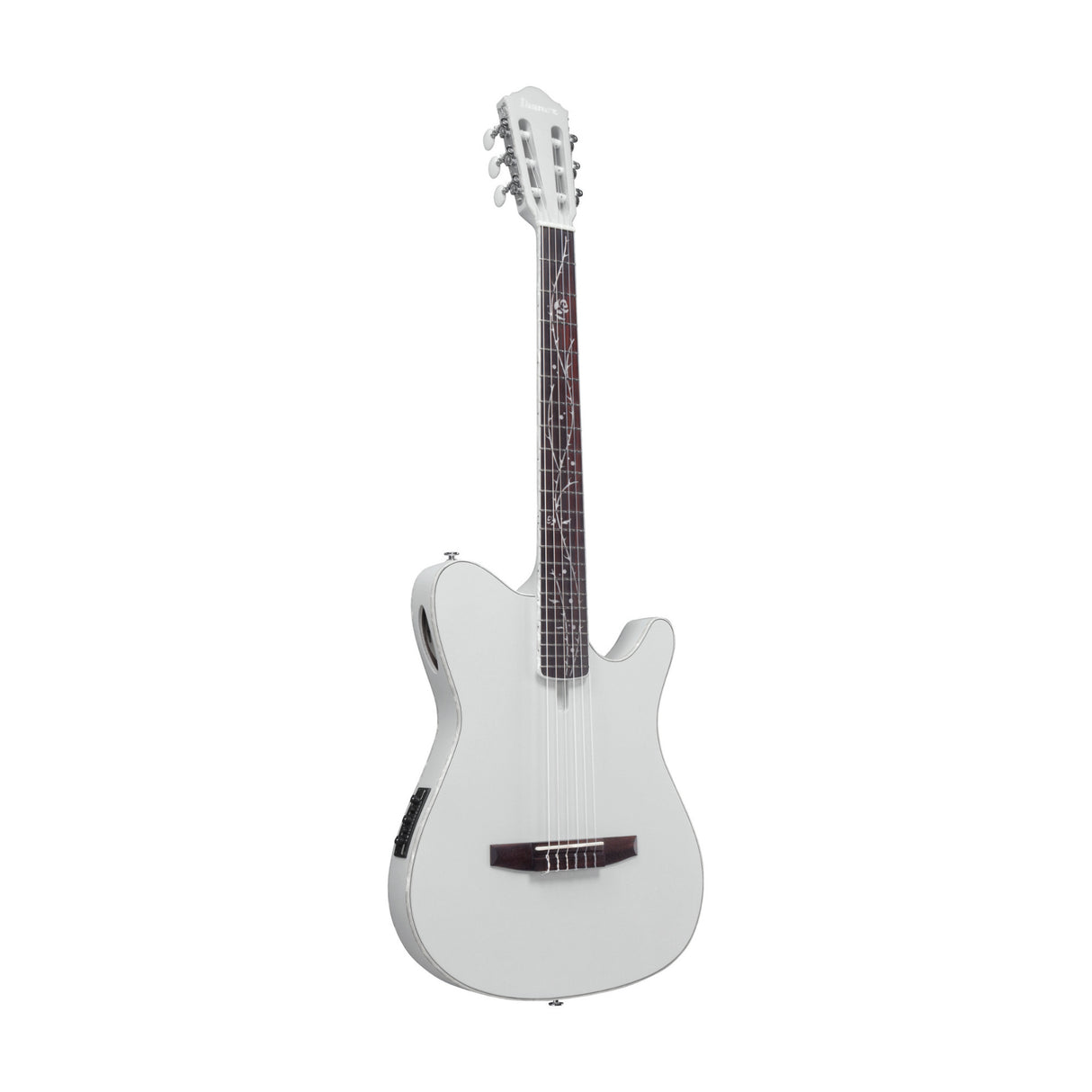 Ibanez Tim Henson TOD10NSMF Electric Nylon Guitar with Modified FRH Body (Silver Metallic Flat)