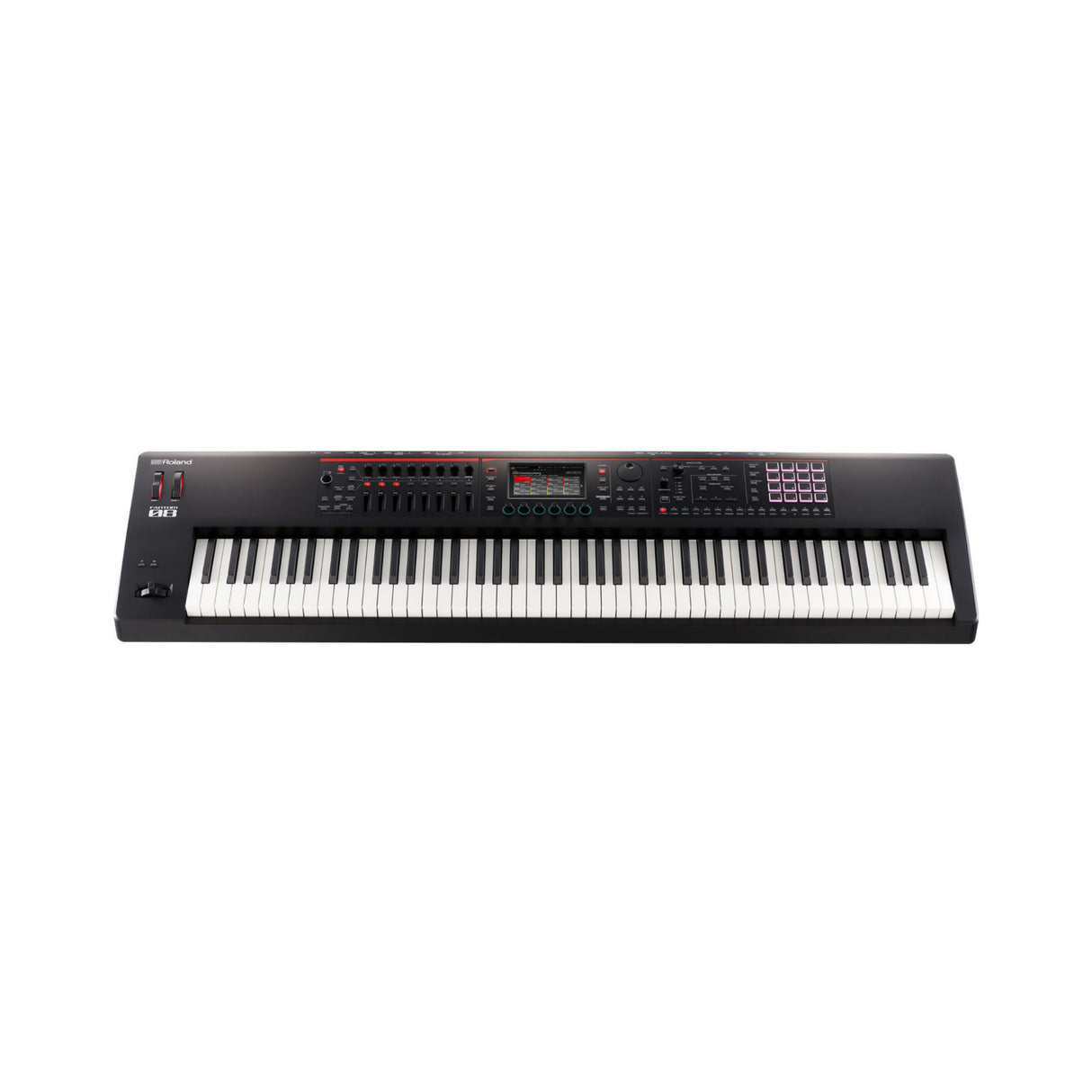 Roland 88-Note FANTOM-08 Synthesizer Keyboard with Stand, Bench, and MIDI Cables