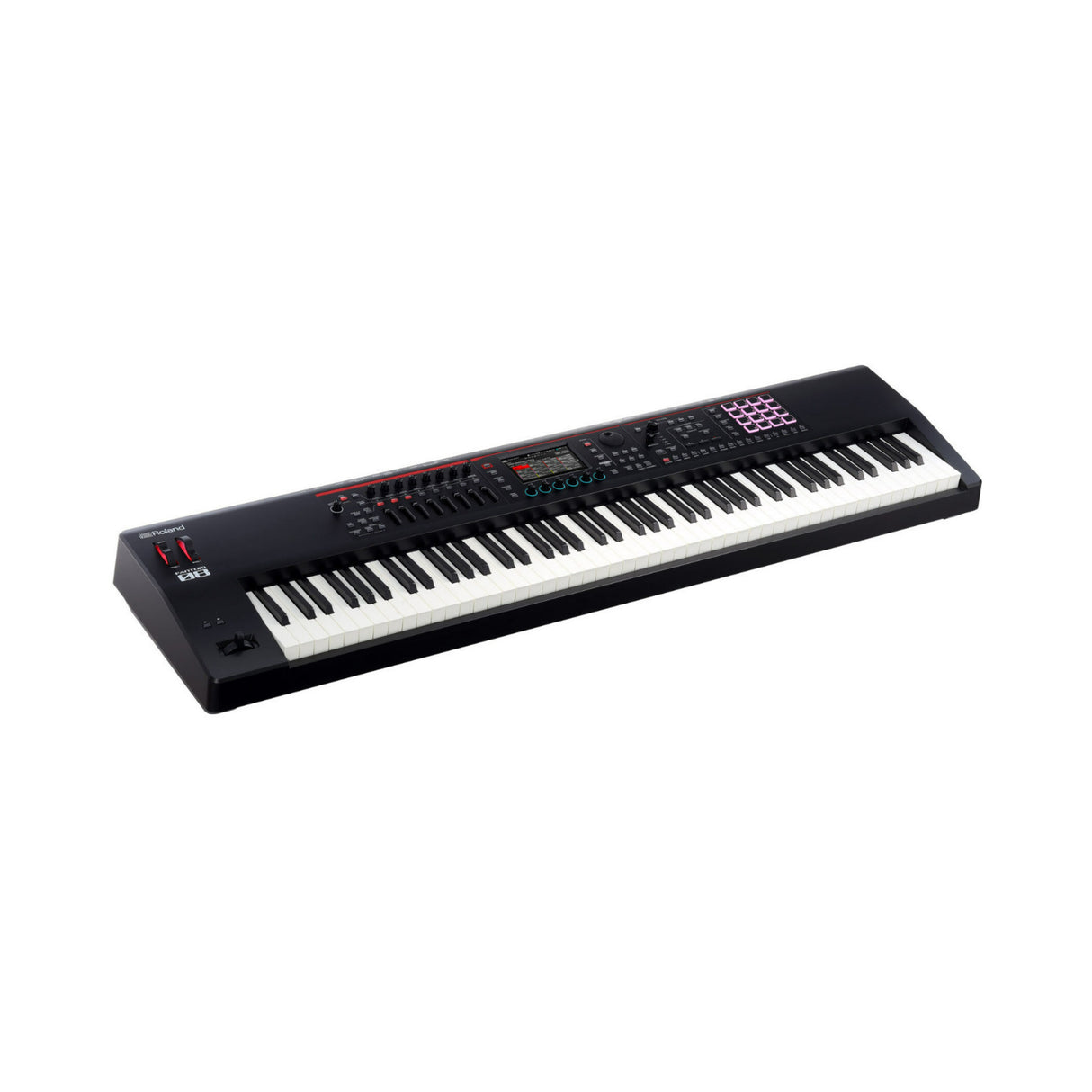 Roland 88-Note FANTOM-08 Synthesizer Keyboard with Stand, Bench, and MIDI Cables