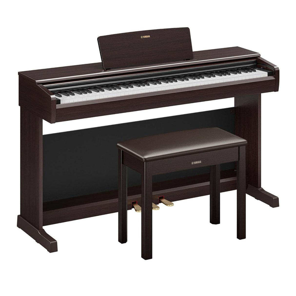 Yamaha Arius Series 88-Key Weighted Digital Home Piano with Bench (Rosewood)