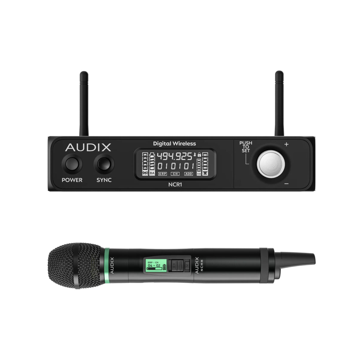 Audix Novacore NCHEC Single-Channel Handheld Wireless System with Extended Cardioid Capsule