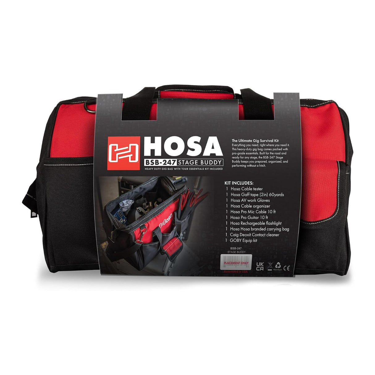 Hosa Stage Buddy Live Audio Gig Technician's Toolkit