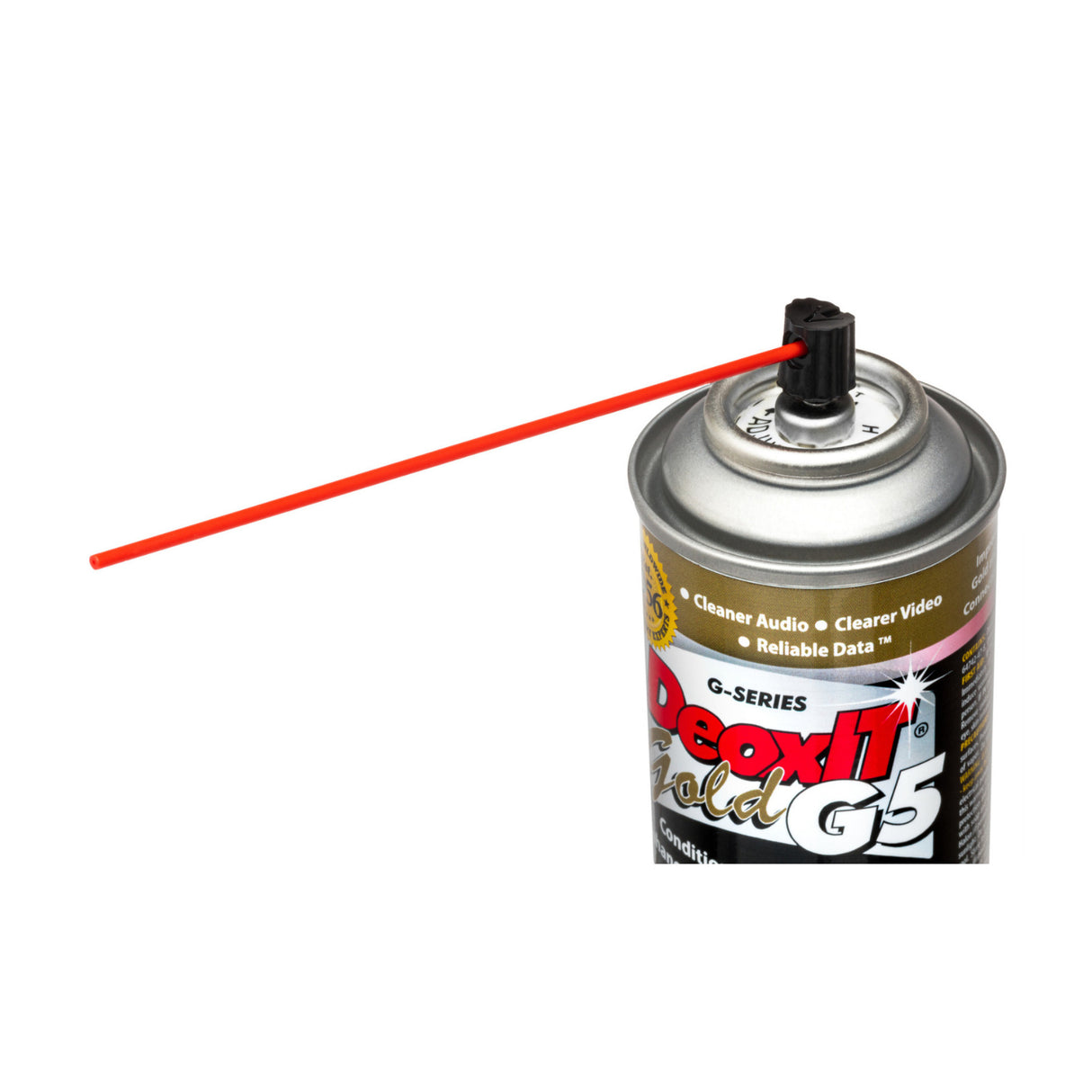 Hosa CAIG DeoxIT GOLD G5S-6 Contact Enhancer Spray with Adjustable Valve for Metal Contacts (5 oz)