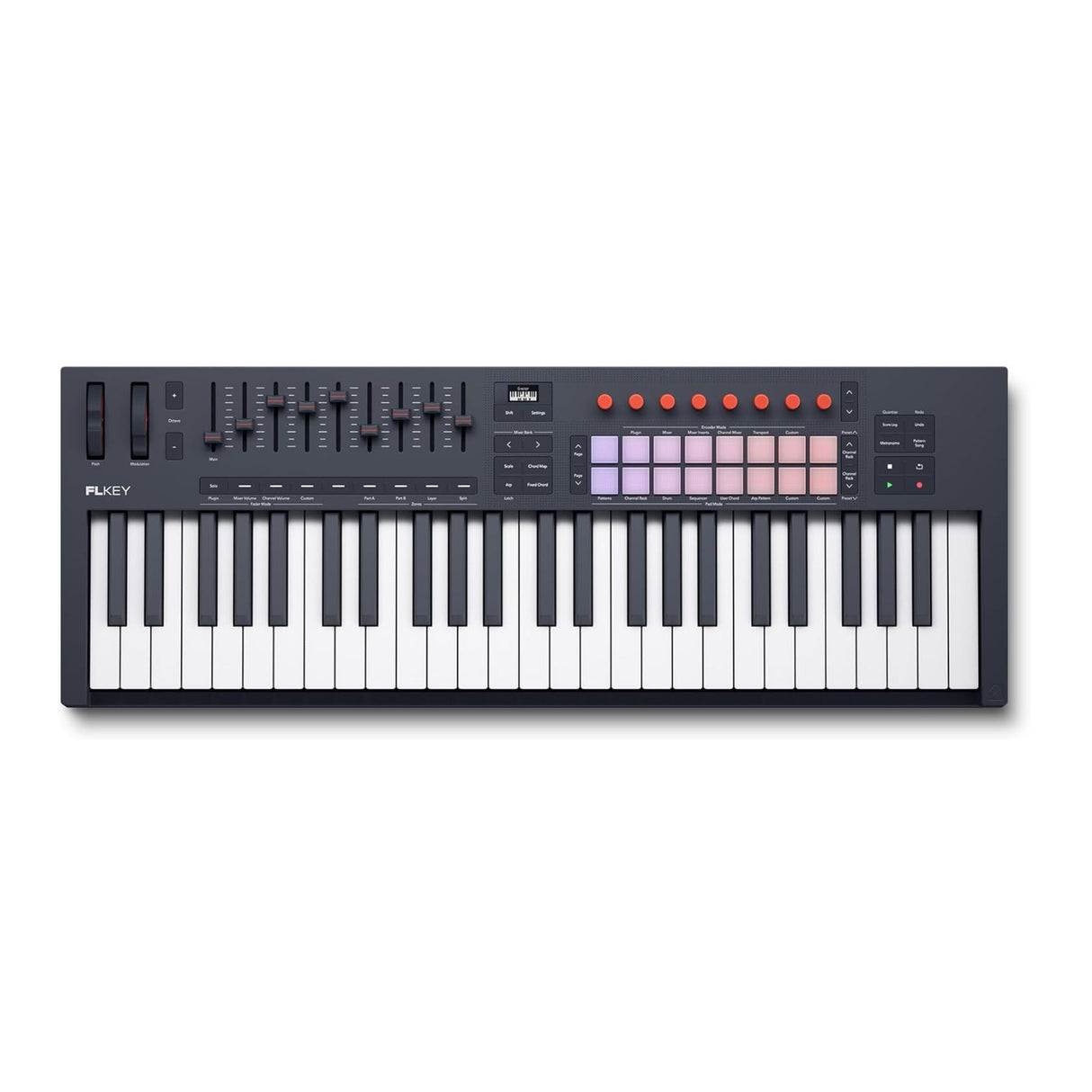 Novation FLkey 2 49—49-Key MIDI Keyboard Controller for FL Studio with RGB Pads
