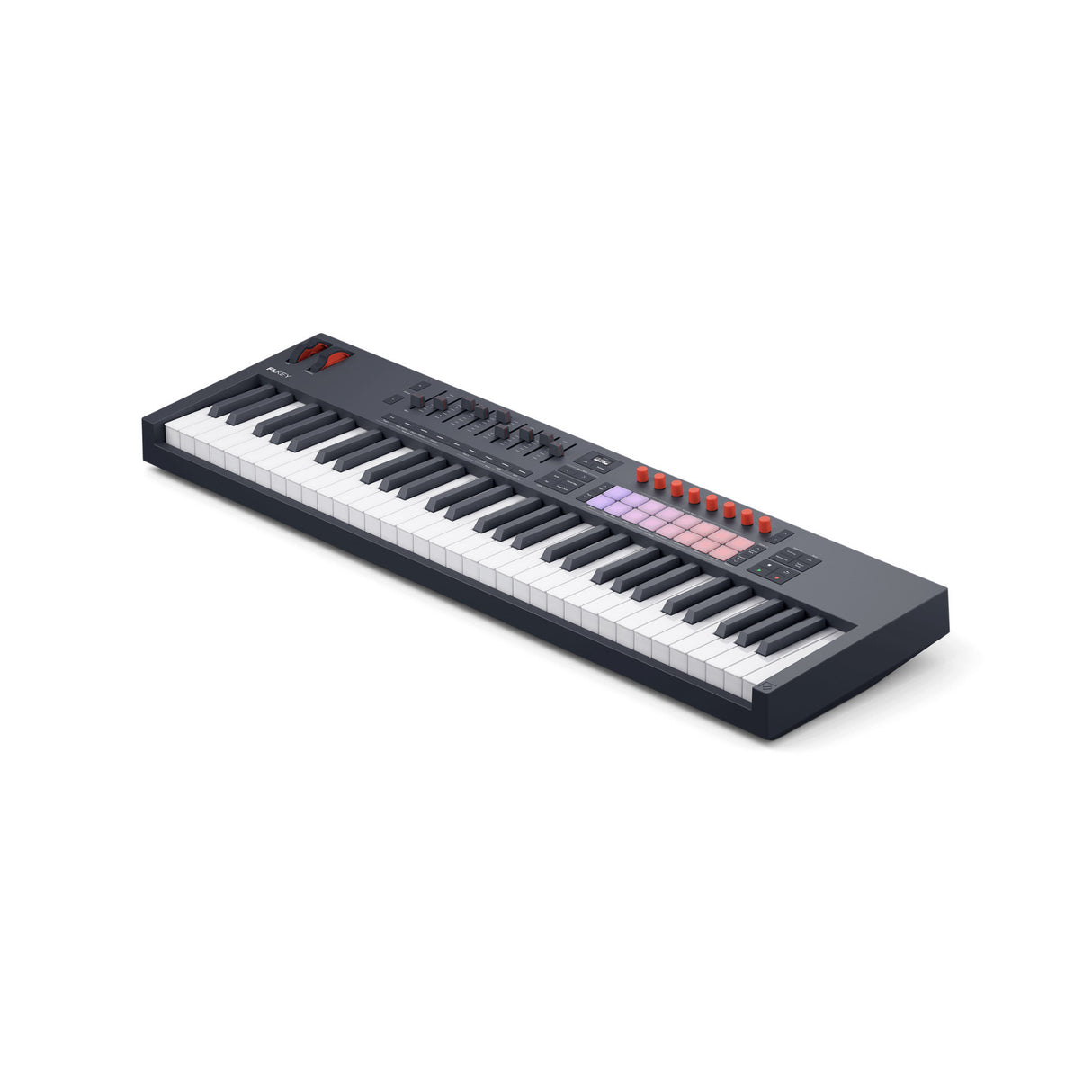 Novation FLkey 61 MK2 FL Studio MIDI Keyboard Controller with Semi-weighted Keys