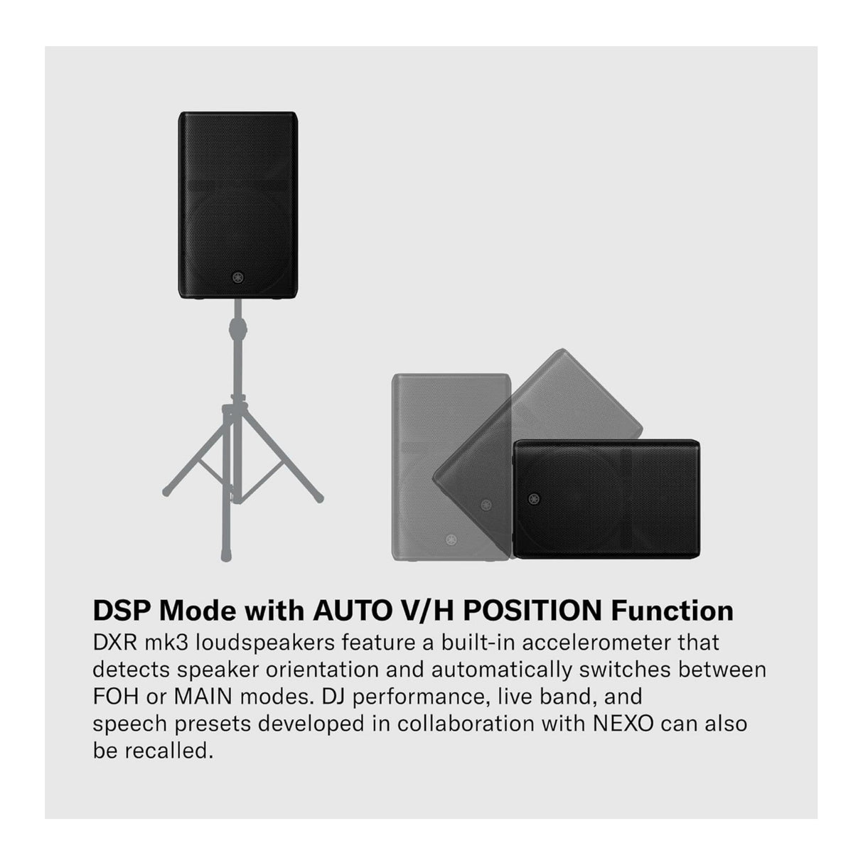 Yamaha DXR10MKIII 10-Inch 2000W Powered 2-Way Active Loudspeaker