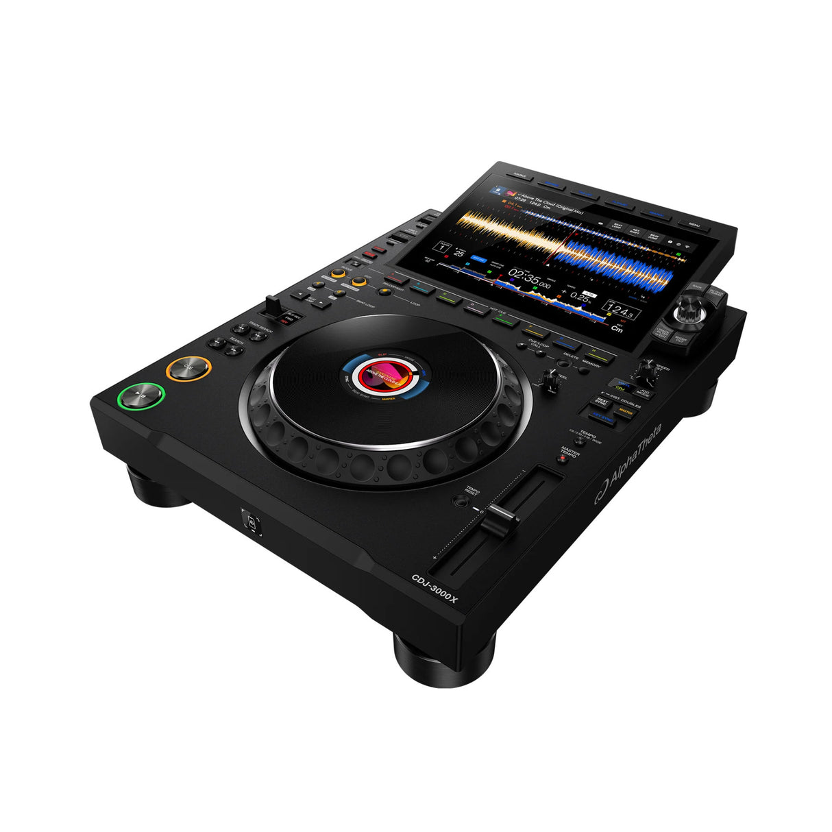AlphaTheta CDJ-3000X Professional DJ Media Player with 10.1 Inch Touchscreen Display