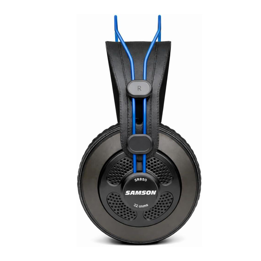 SAMSON SR850B Professional Studio Reference Headphones (Blue)