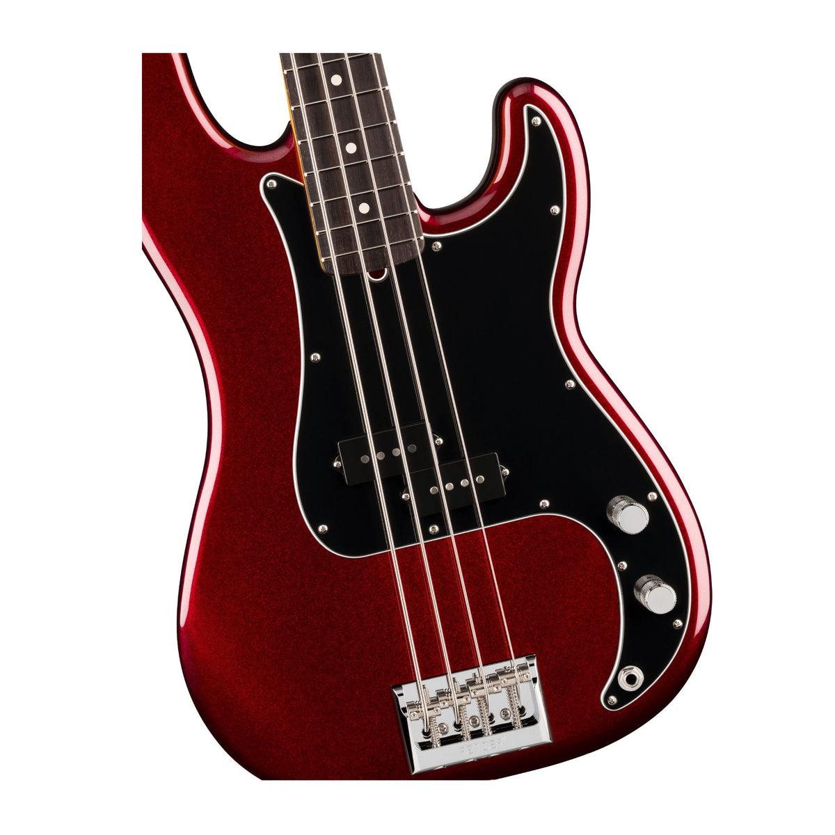 Fender American Professional Precision Bass Guitar with Rosewood Fingerboard (Oxblood)
