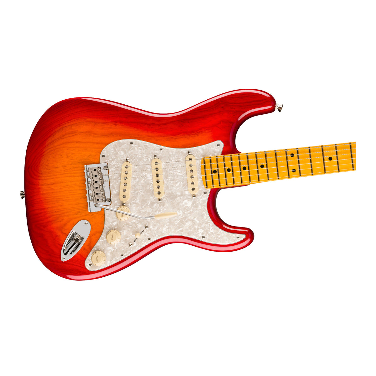 Fender American Professional Stratocaster, Maple Fingerboard (Aged Cherry Burst)