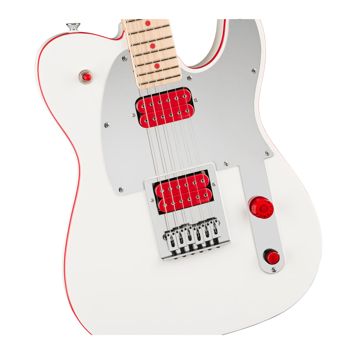 Fender John 5 Ghost Telecaster Right-Hand Electric Guitar (White)