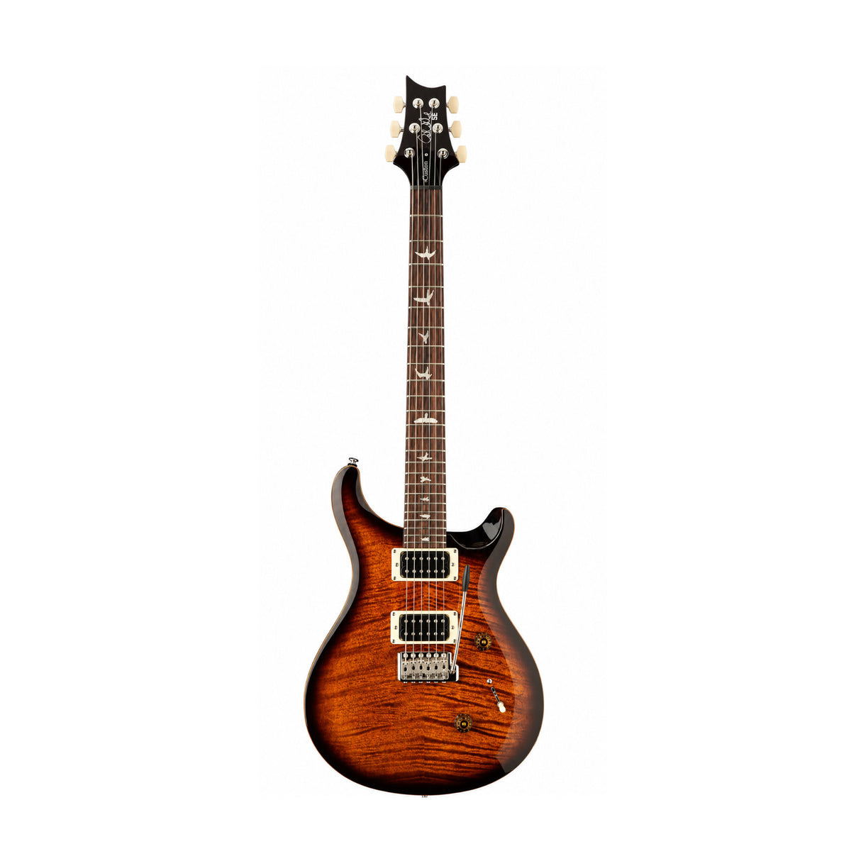 PRS SE Custom 24 6-String Solid Body Electric Guitar with PRS 85/15 S-Pickups (Black Gold Sunburst)