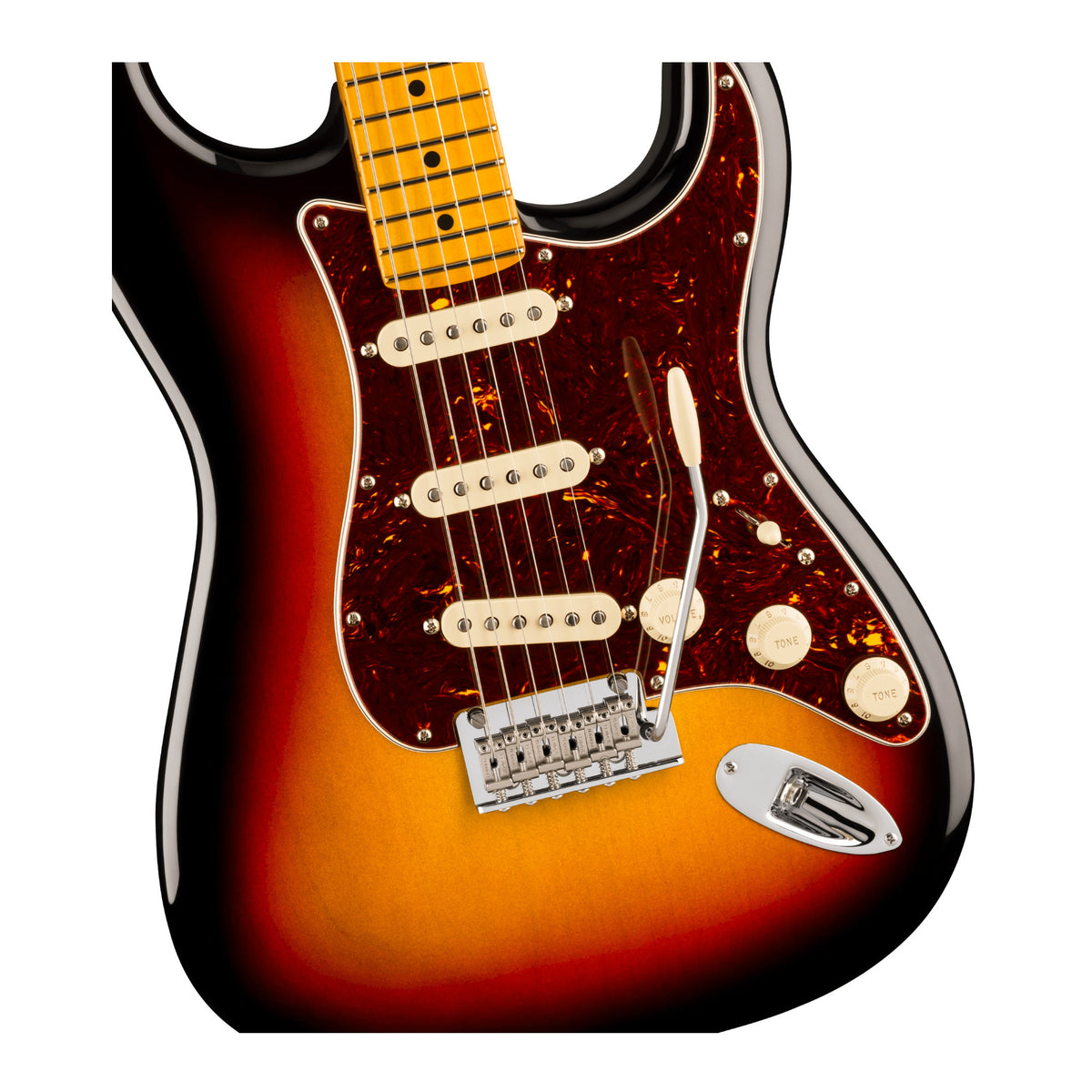 Fender American Professional Stratocaster with Maple Fingerboard (3-Color Sunburst)
