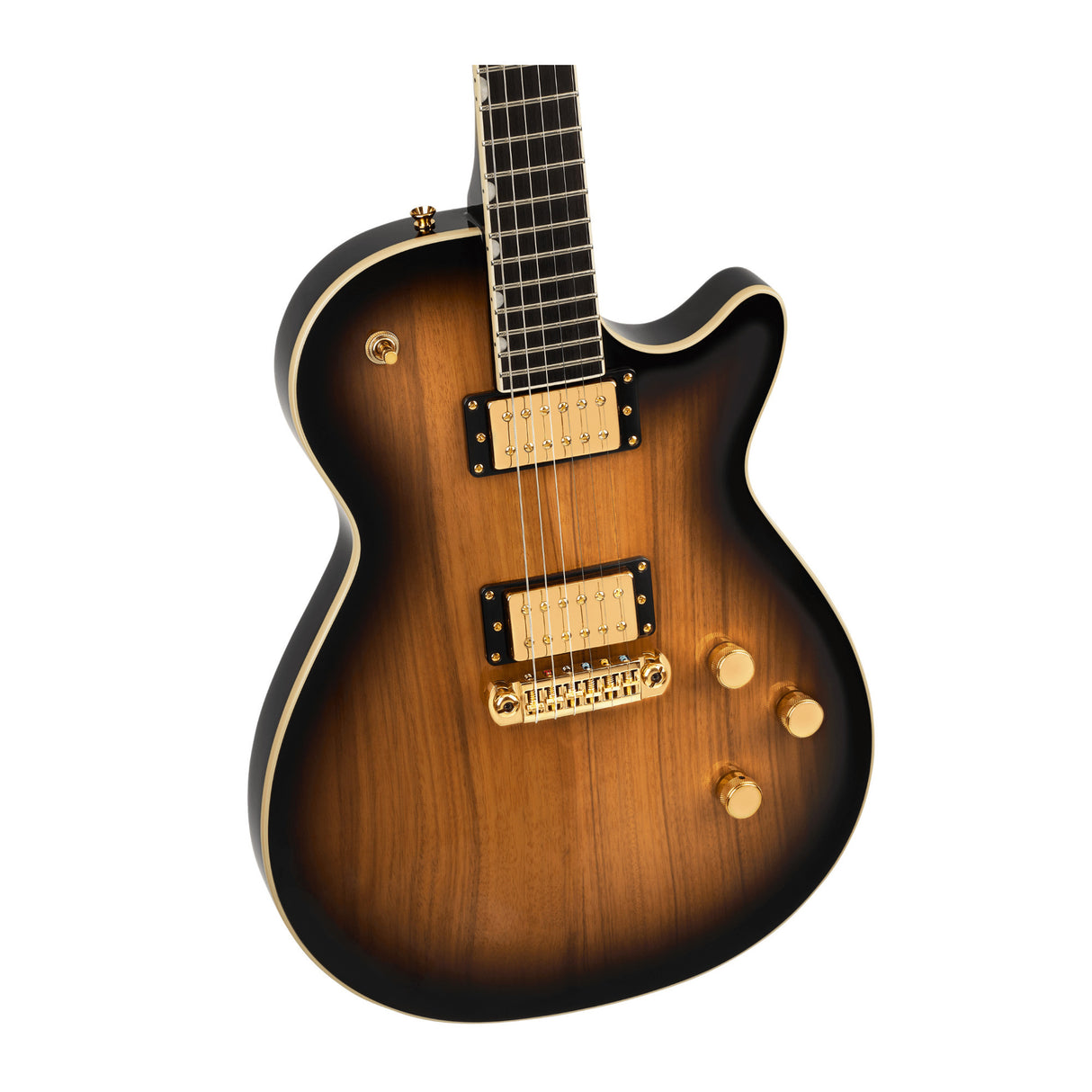 Gretsch Limited Edition Electromatic Black Limba Jet Electric Guitar with Gold Hardware (Sunburst)