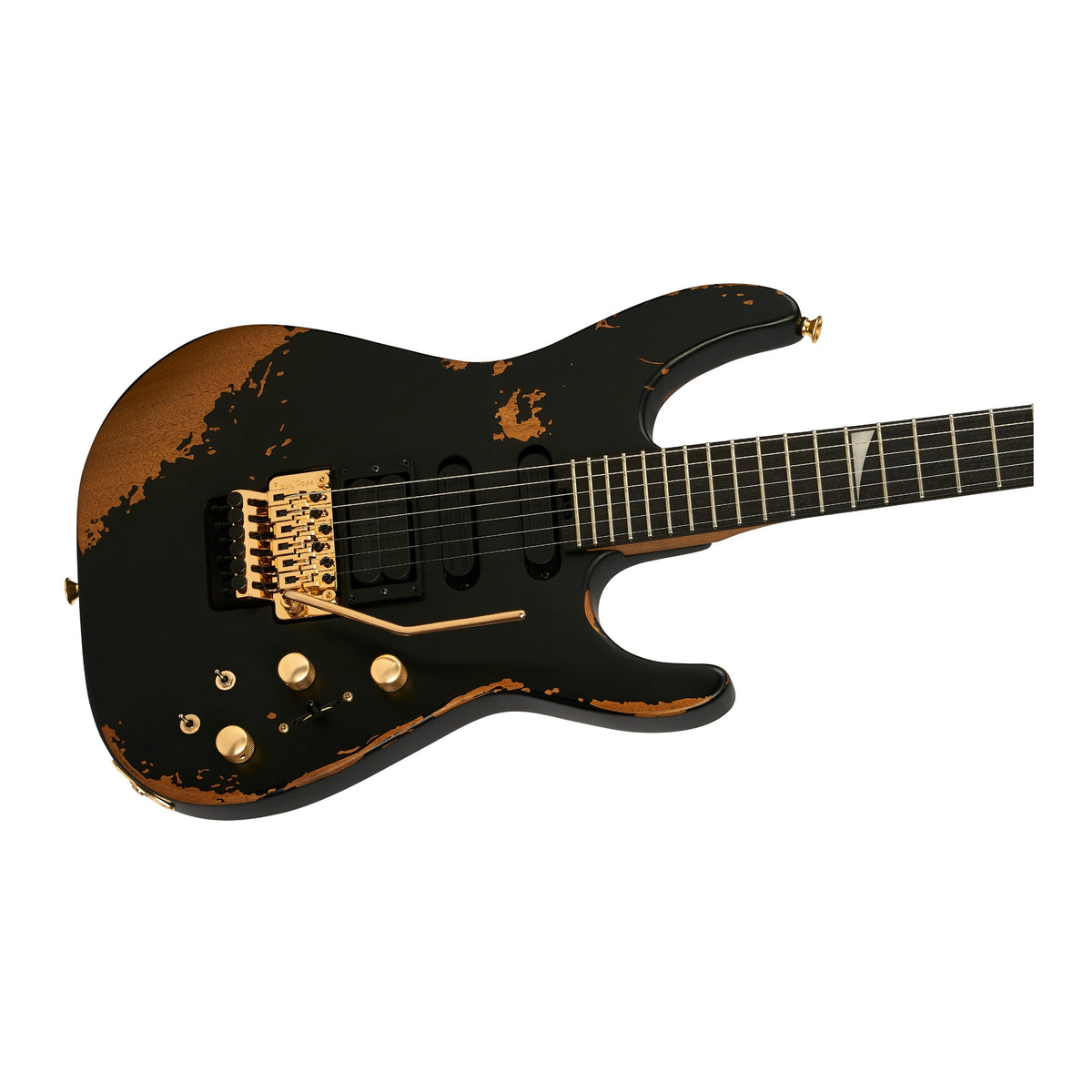 Jackson Pro Series Signature Phil Collen PC1-E Electric Guitar (Worn Black)