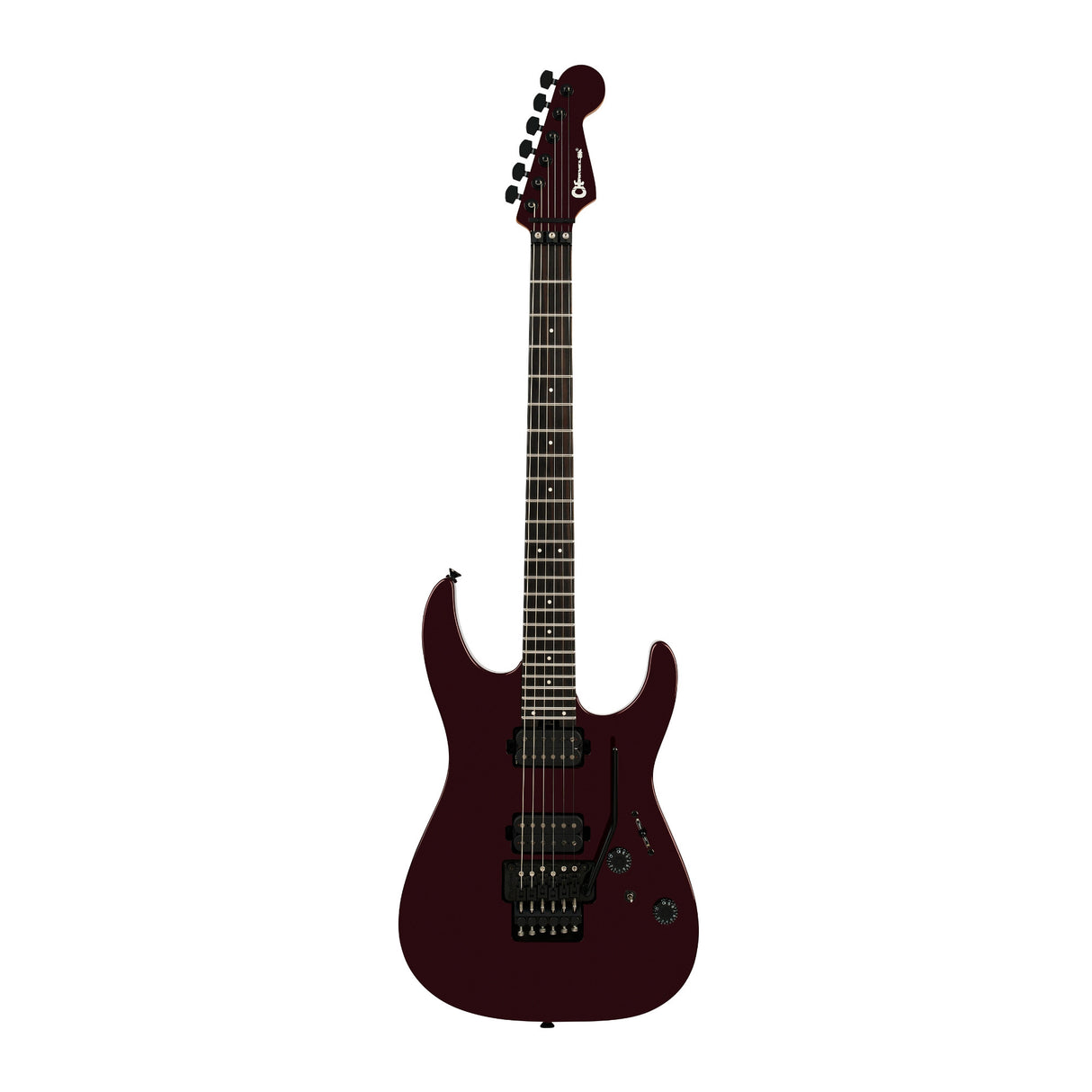 Charvel Pro-Mod Plus Dinky DK24 HH FR EB Electric Guitar (Crimson Eclipse)