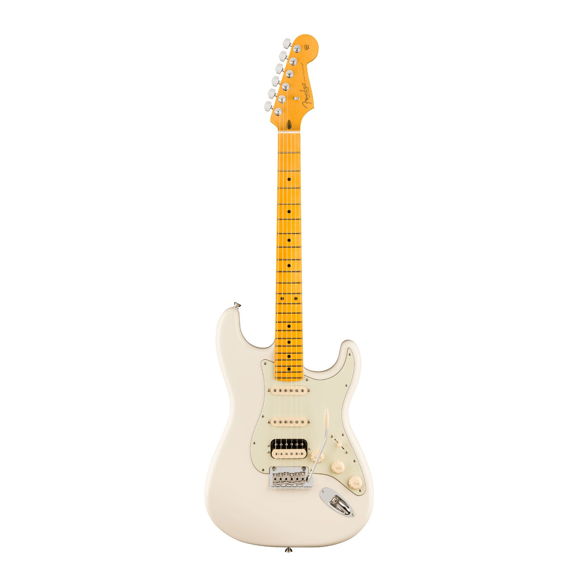 Fender American Professional Stratocaster HSS 6-String Electric Guitar (Olympic White)