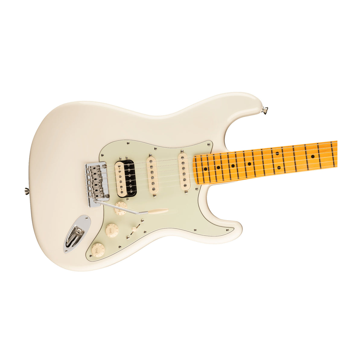 Fender American Professional Stratocaster HSS 6-String Electric Guitar (Olympic White)
