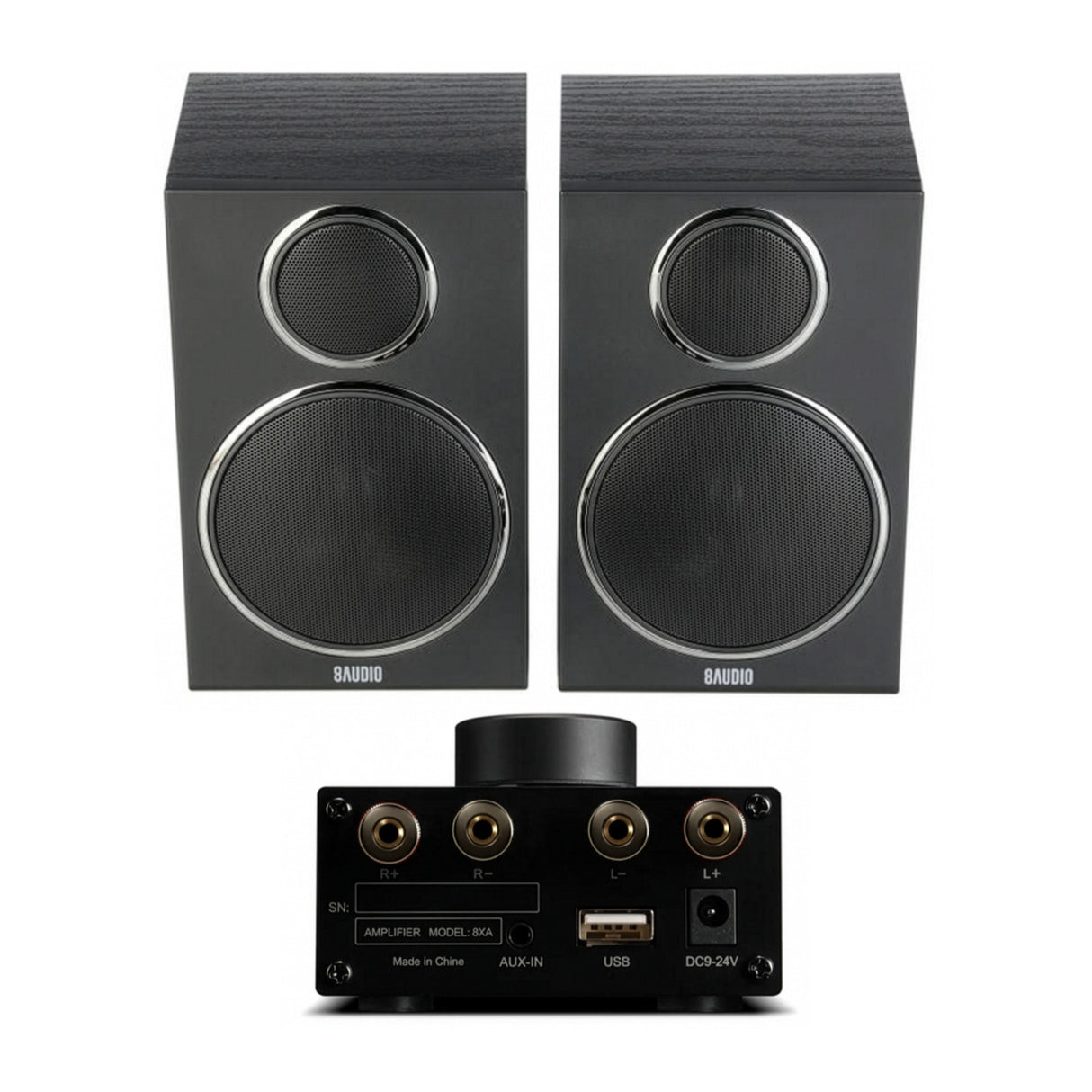 Hercules DJControl Inpulse 200 MK3 DJ Controller 2 Deck USB C Mixer with Amplifier System Bundle