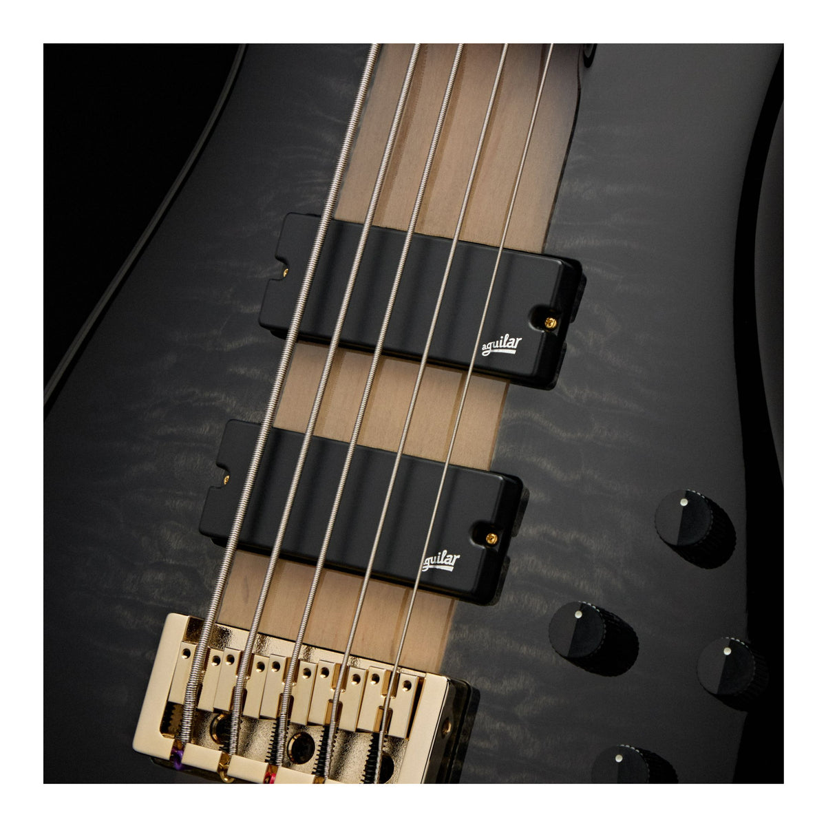 Spector ICON NS-5 Neck Through 5-String Electric Bass Guitar (Black Stain)