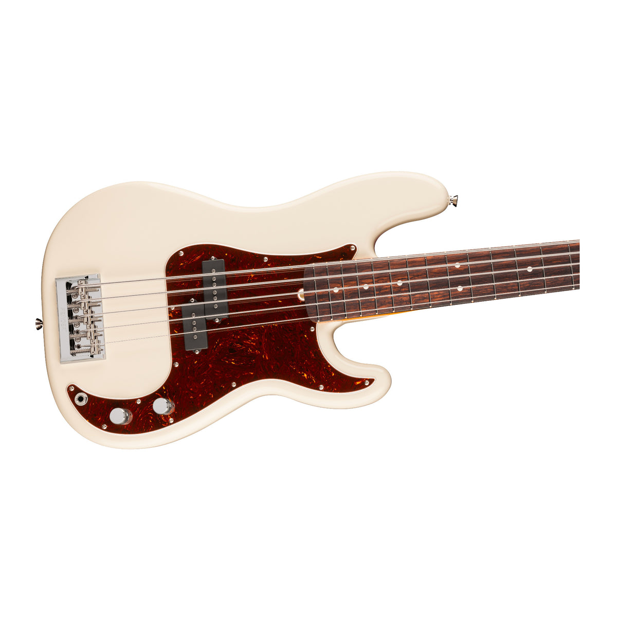 Fender American Professional Precision Bass V Guitar with Rosewood Fingerboard (Olympic White)