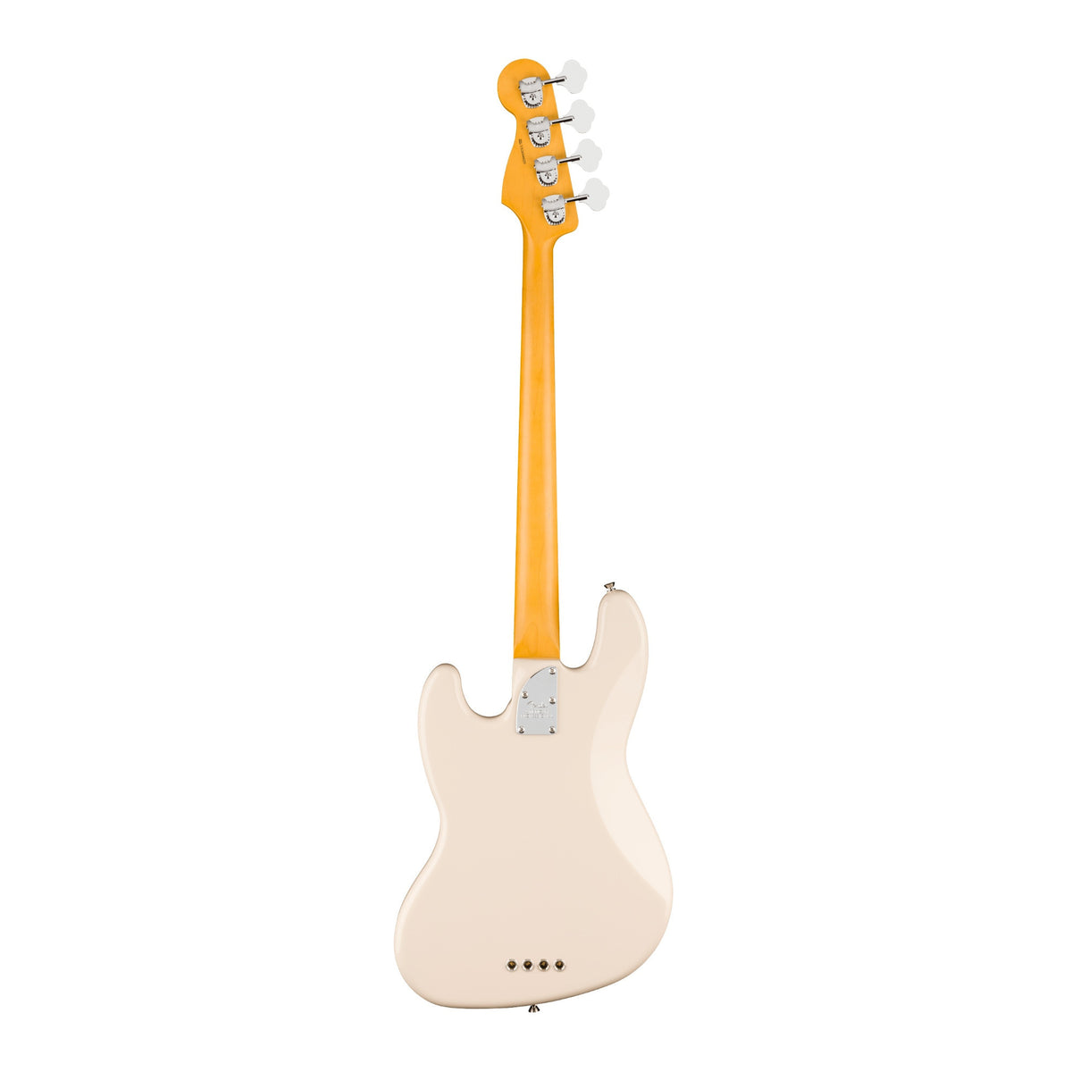 Fender American Professional Jazz 4-String Bass Guitar with Maple Fingerboard (Olympic White)