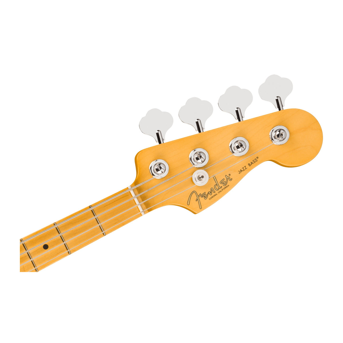 Fender American Professional Jazz 4-String Bass Guitar with Maple Fingerboard (Olympic White)