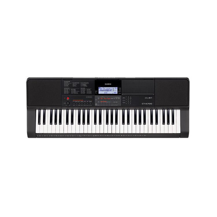 Casio CT-X700C3 61-Key Portable Keyboard Bundle with Stand, Bench, and Headphones