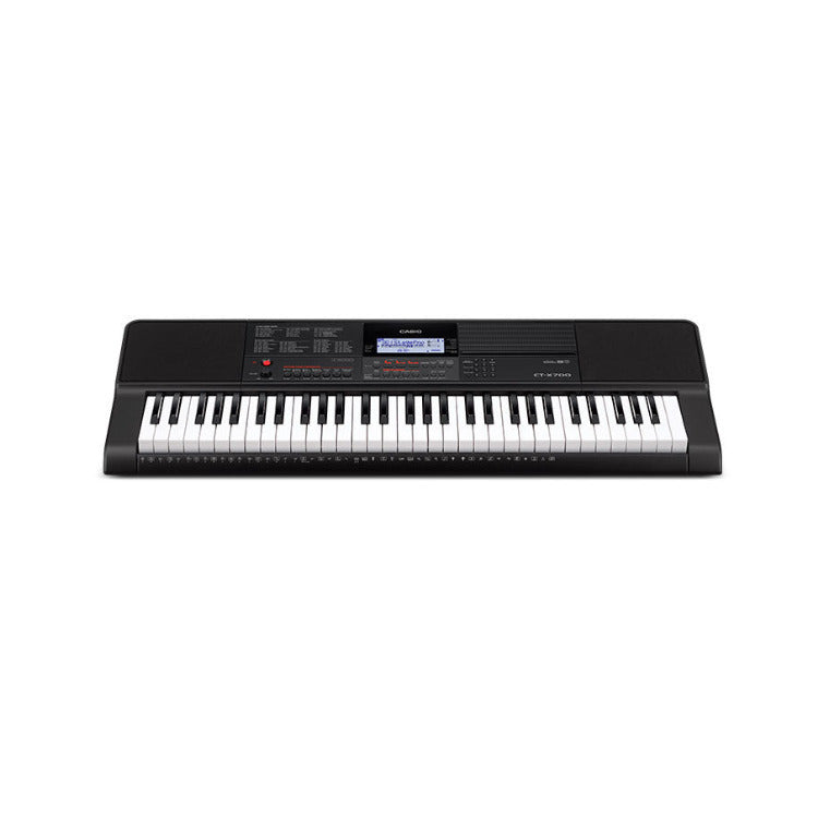 Casio CT-X700C3 61-Key Portable Keyboard Bundle with Stand, Bench, and Headphones