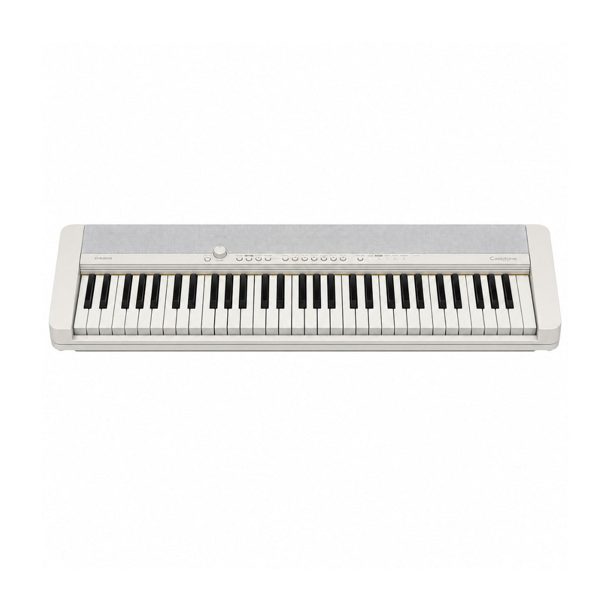 Casio Casiotone CT-S1 White 61-Key Keyboard Bundle with Stand, Bench, Sustain Pedal, and Headphones