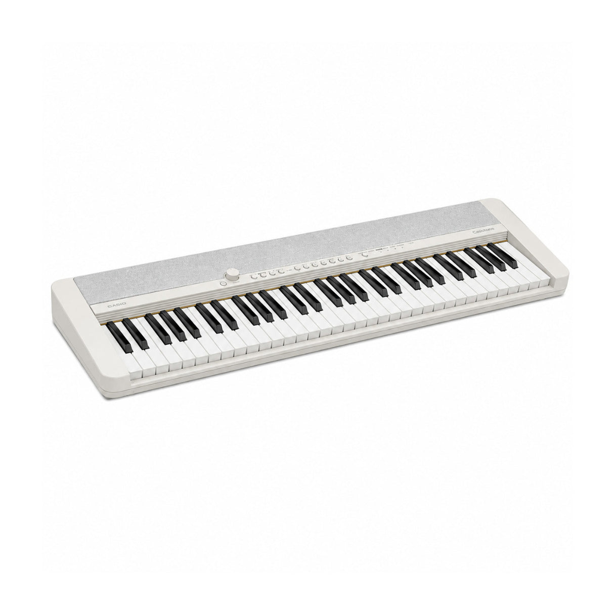 Casio Casiotone CT-S1 White 61-Key Keyboard Bundle with Stand, Bench, Sustain Pedal, and Headphones