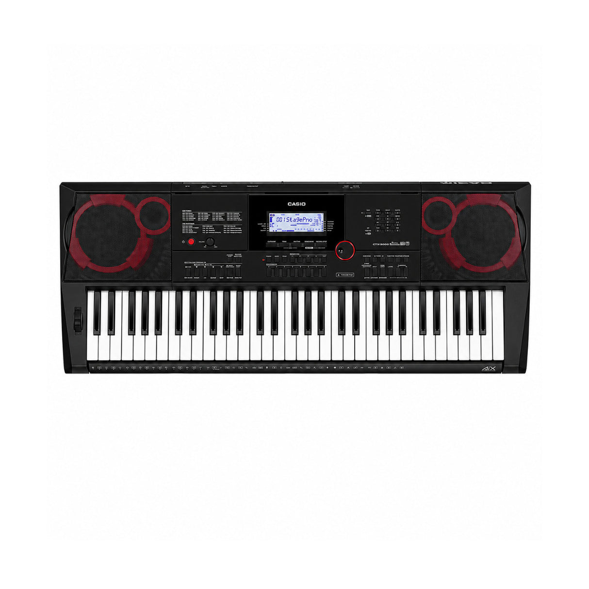 Casio Casiotone CT-X3000 61-Key Portable Keyboard with Stand, Bench, Sustain Pedal and Headphones