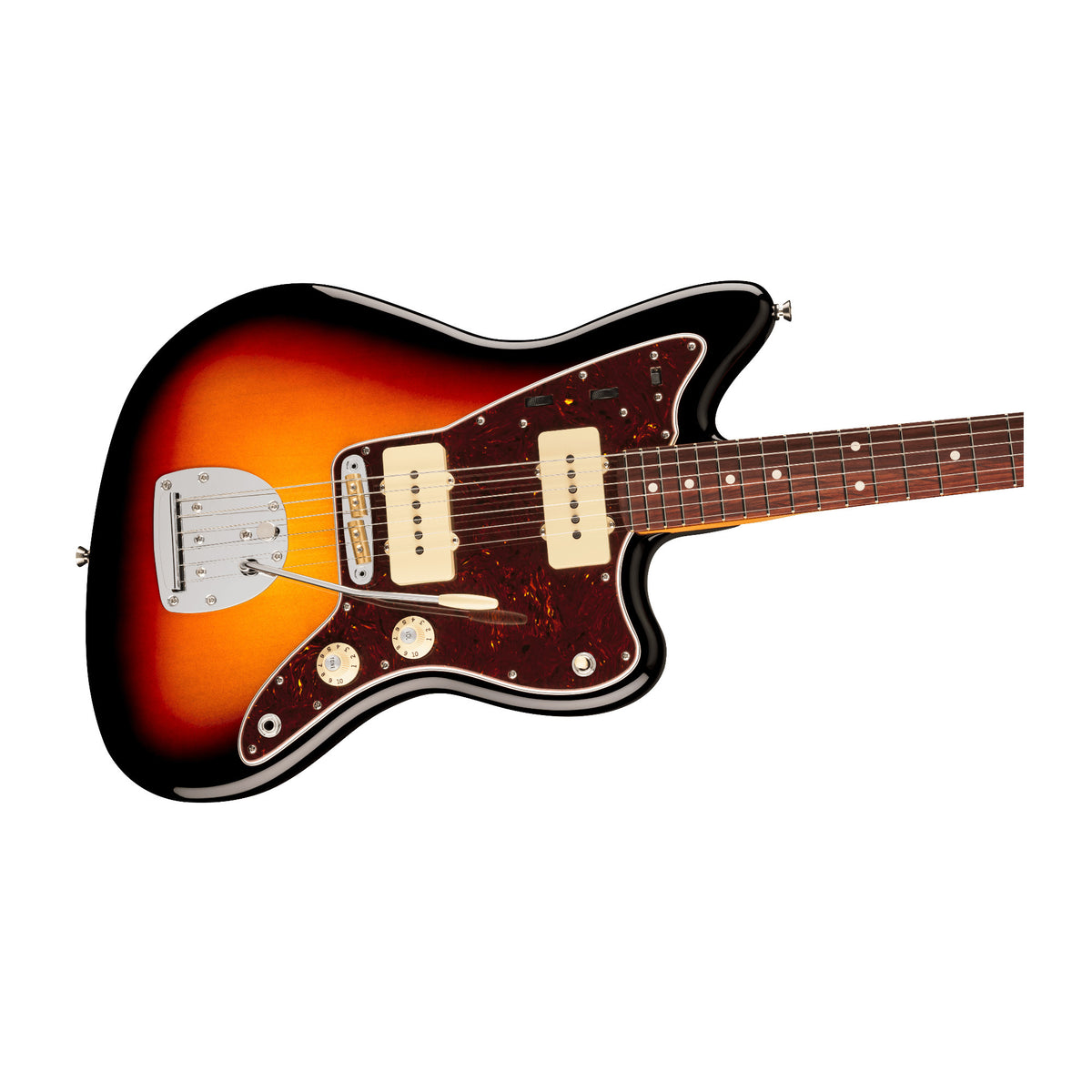 Fender American Professional Jazzmaster Electric Guitar with Panorama Tremolo (3-Color Sunburst)