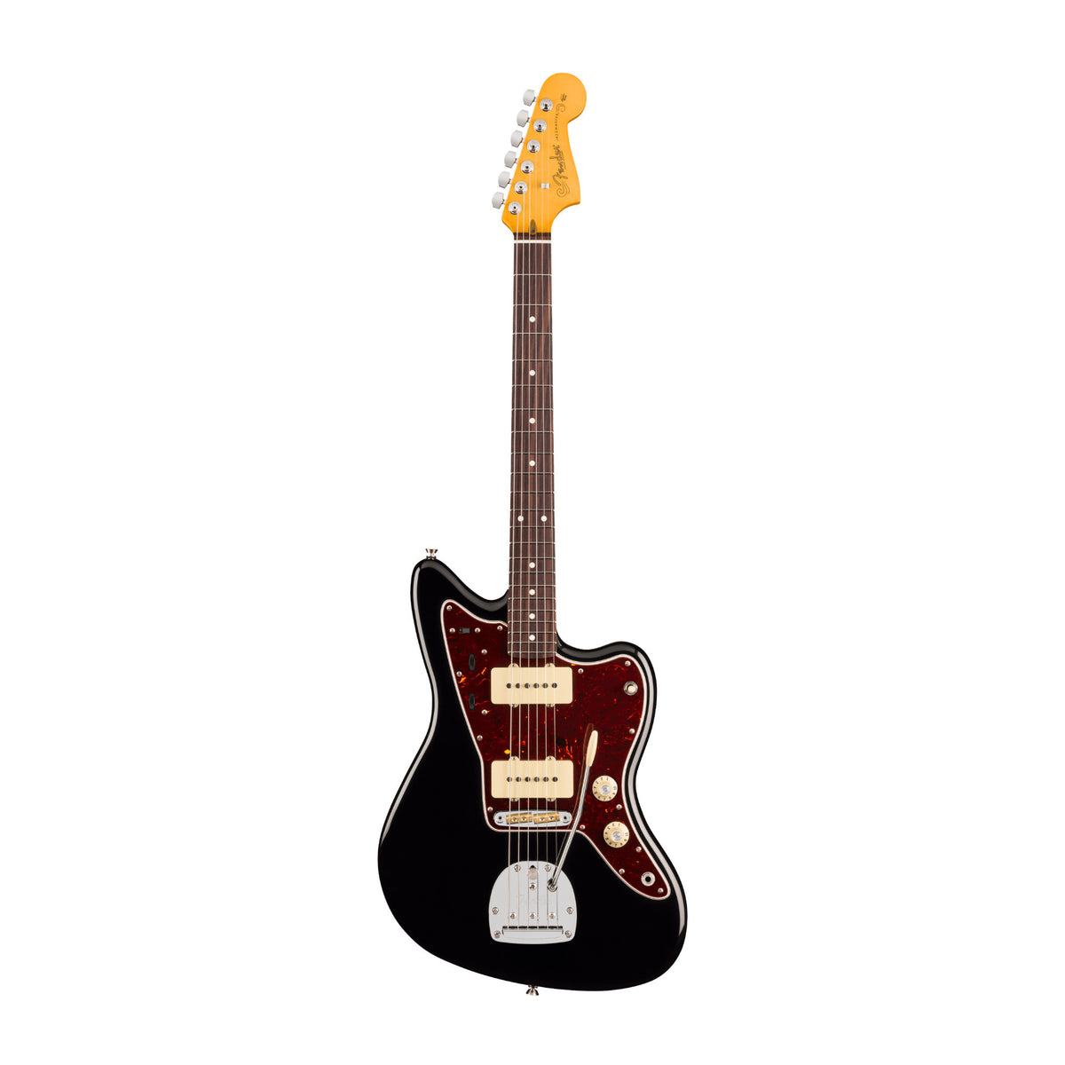 Fender American Professional Jazzmaster Electric Guitar with Panorama Tremolo (Black)