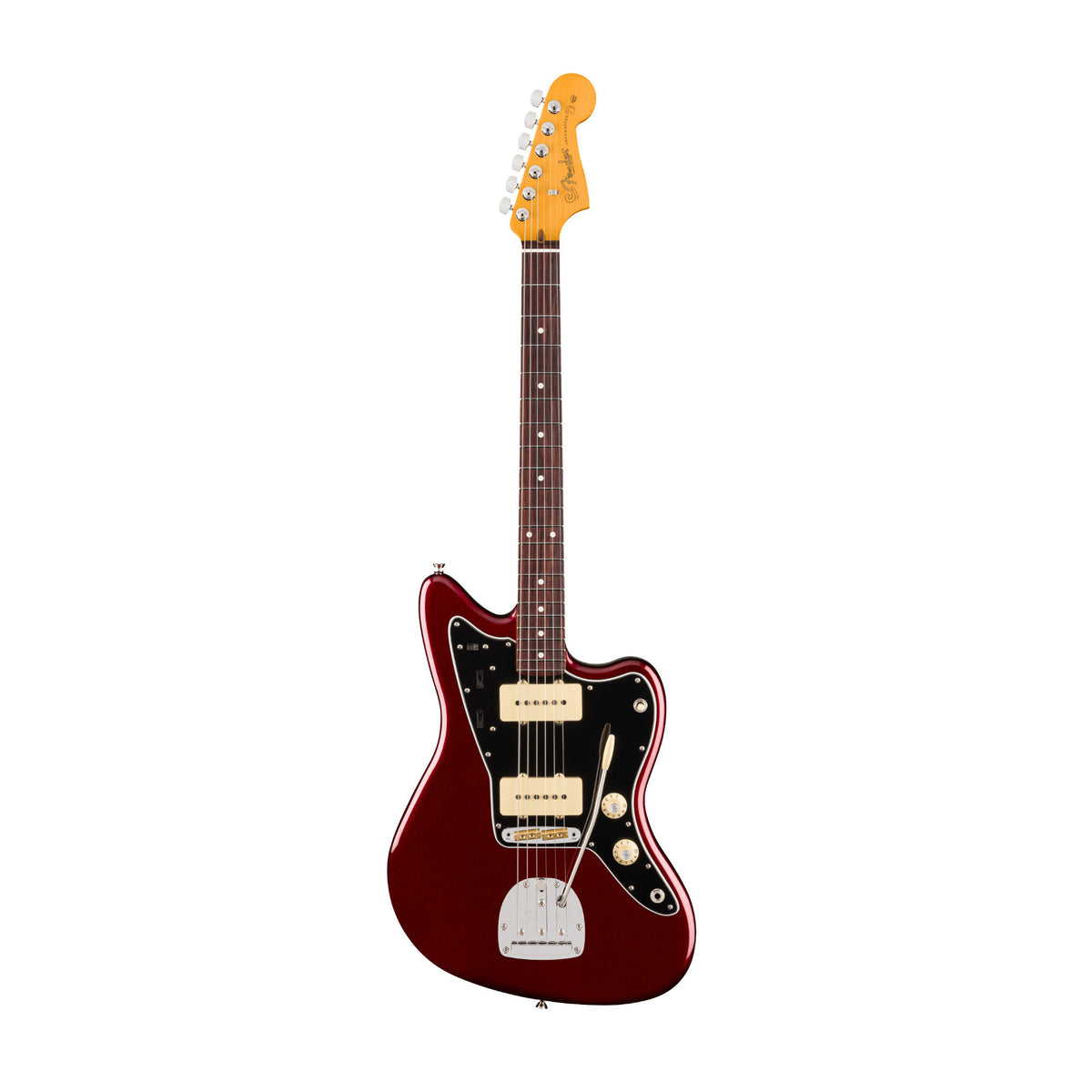 Fender American Professional Jazzmaster 6-String Electric Guitar with Panorama Tremolo (Oxblood)