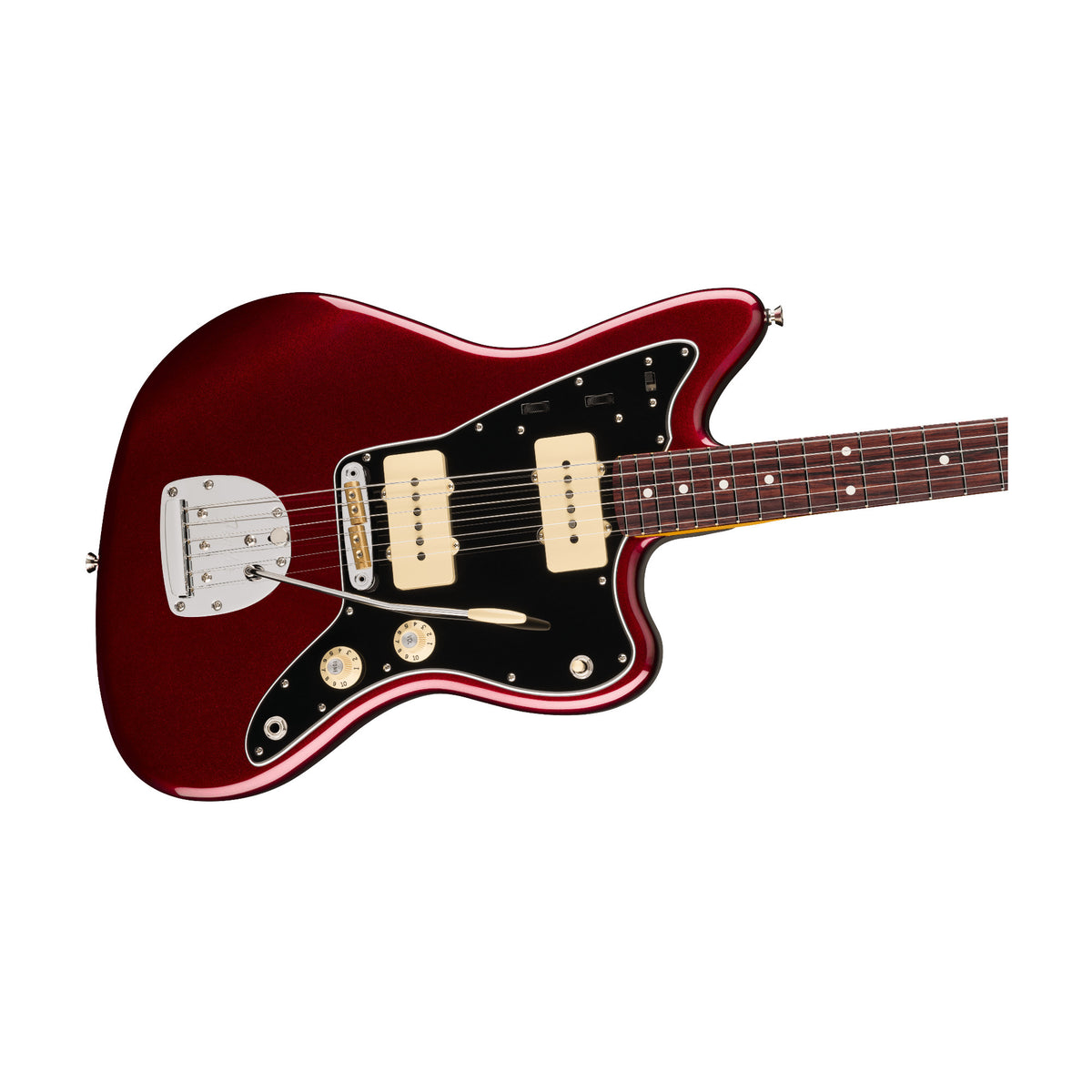 Fender American Professional Jazzmaster 6-String Electric Guitar with Panorama Tremolo (Oxblood)