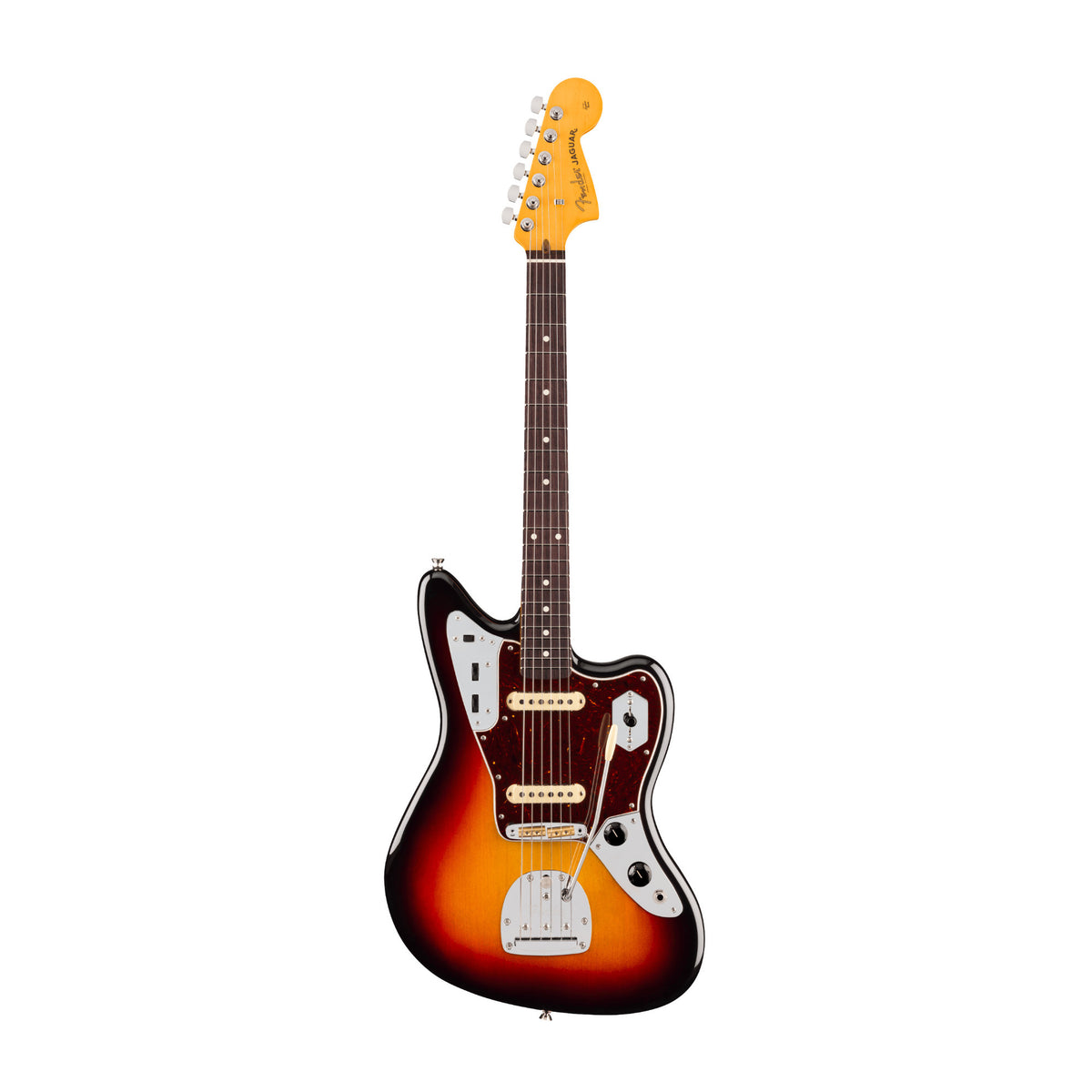 Fender American Professional Jaguar Electric Guitar with Panorama Tremolo (3-Color Sunburst)
