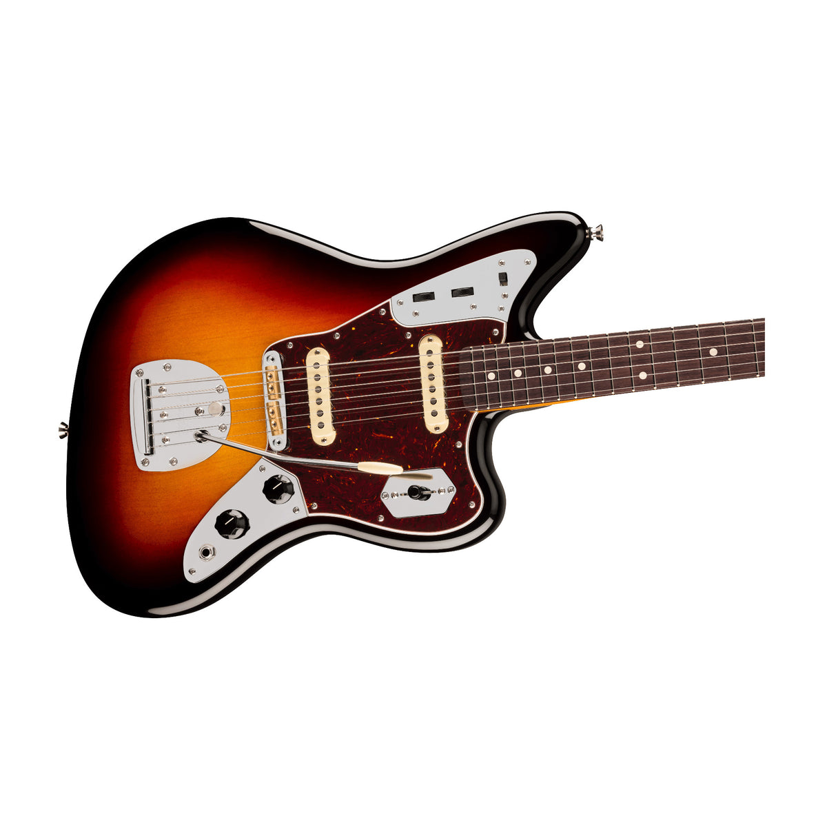 Fender American Professional Jaguar Electric Guitar with Panorama Tremolo (3-Color Sunburst)