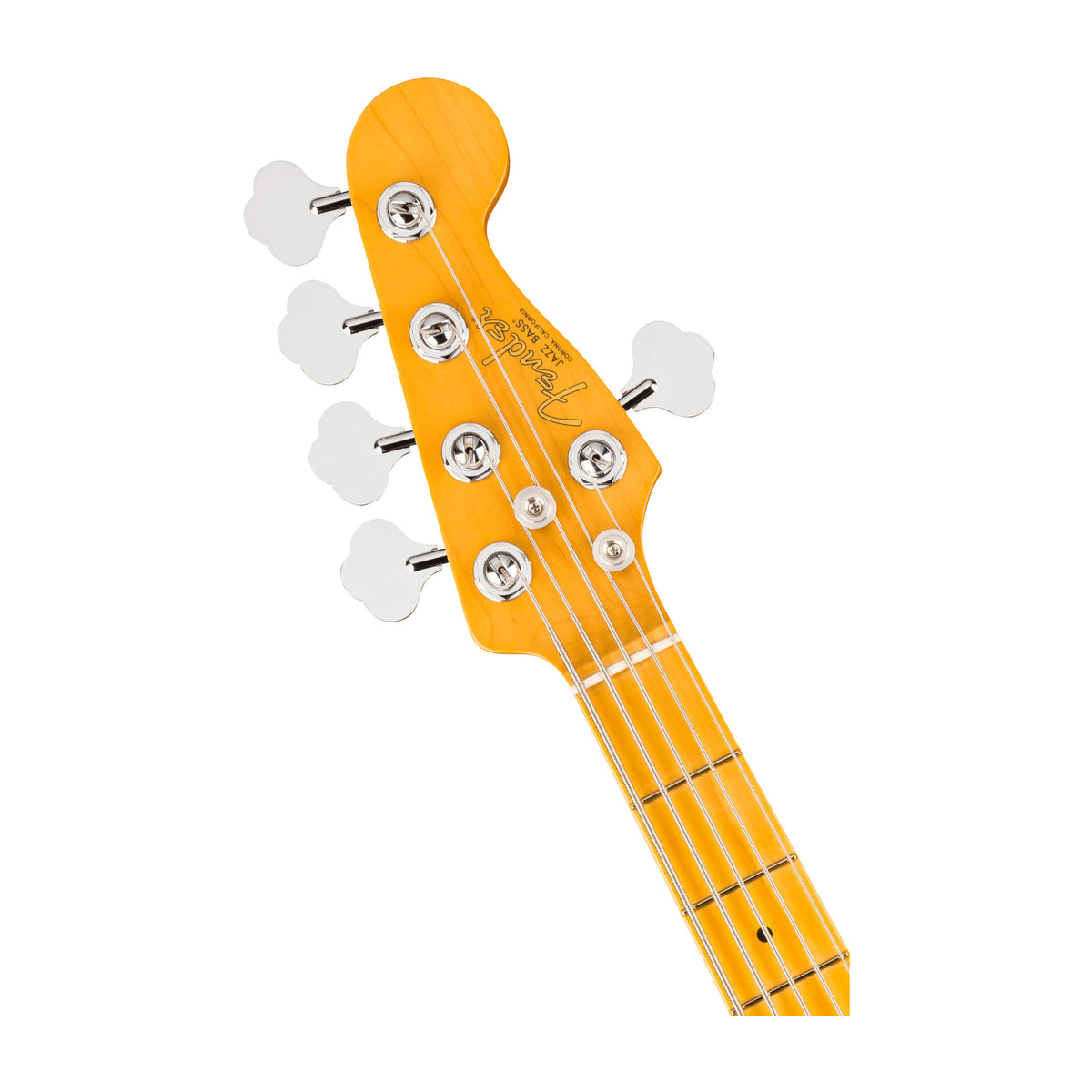 Fender American Professional Jazz Bass V with Slim C-Shaped Neck and Maple Fingerboard (Oxblood)