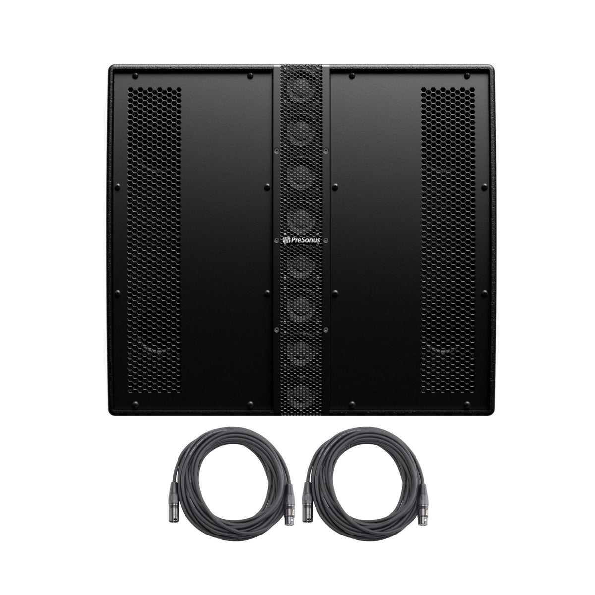 PreSonus CDL12P 1000W Constant Directivity Loudspeaker with 25-Foot XLR Cables (2-Pack)