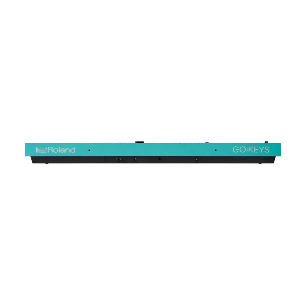 Roland GO:KEYS 3 Music Creation 61-Note Portable Keyboard (Turquoise) Bundle with Accessories