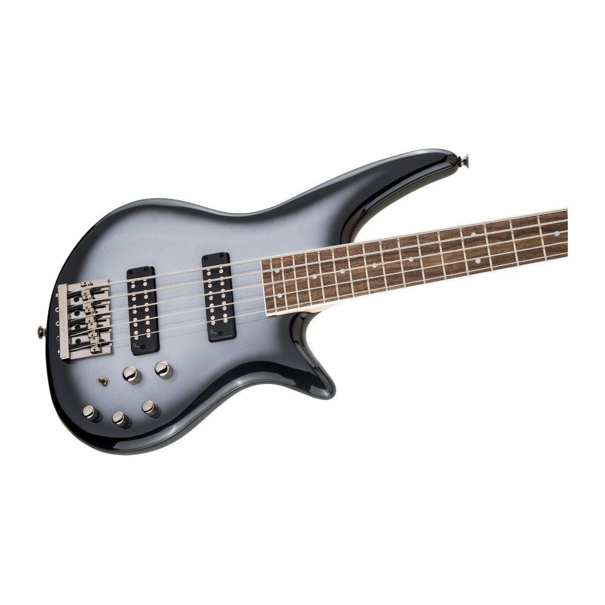 Jackson JS Series Spectra 5-String Bass Guitar JS3V with Laurel Fingerboard (Silverburst)