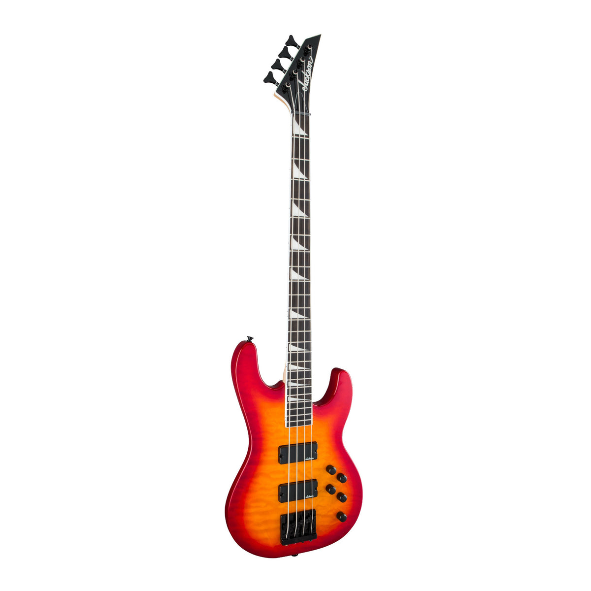 Jackson JS Series Concert 4-String Bass Guitar JS3Q with Amaranth Fingerboard (Cherry Burst)