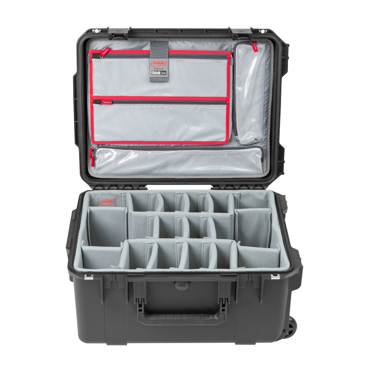SKB Cases iSeries 2015-10 Waterproof Case with Think Tank Dividers, Lid Organizer, and Wheels