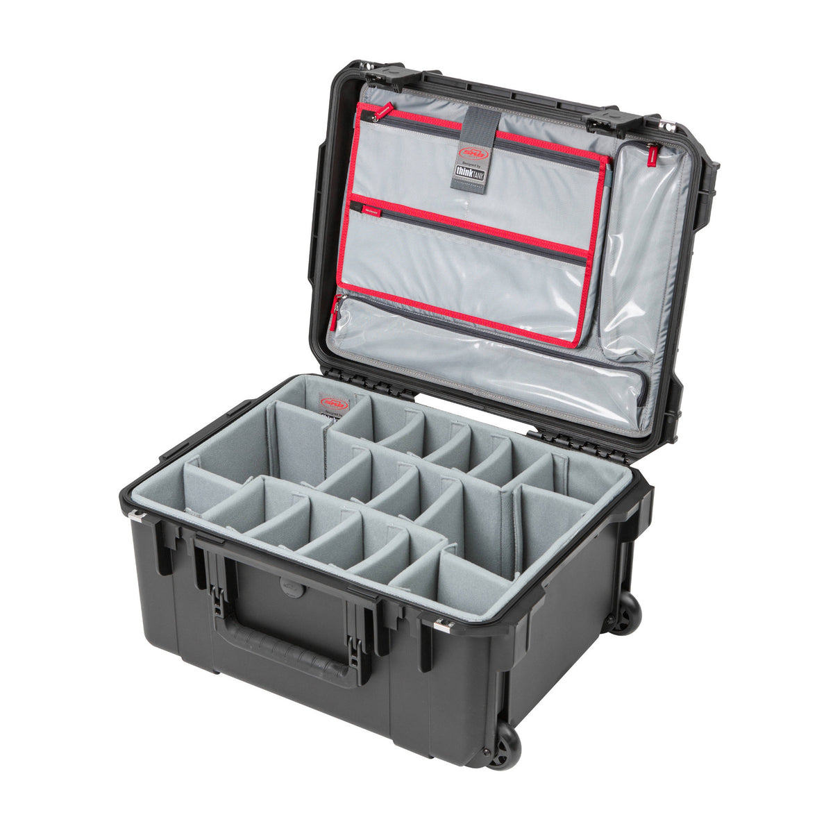 SKB Cases iSeries 2015-10 Waterproof Case with Think Tank Dividers, Lid Organizer, and Wheels