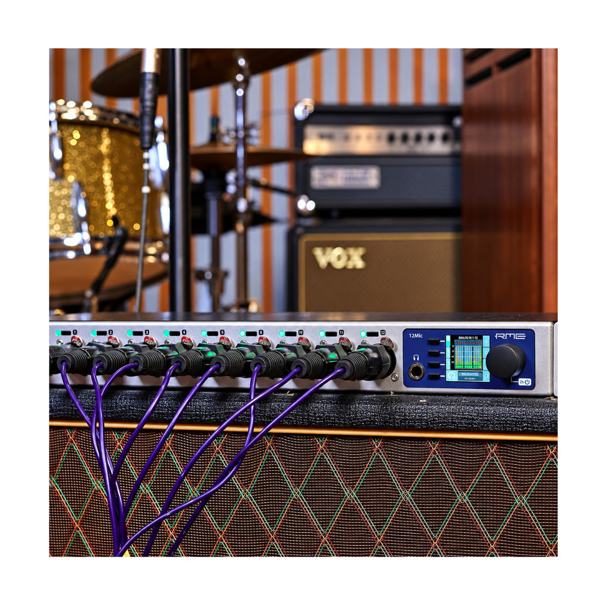 RME 12Mic 12-Channel High-End Digitally-controlled Microphone Preamp with AVB and MADI Networking