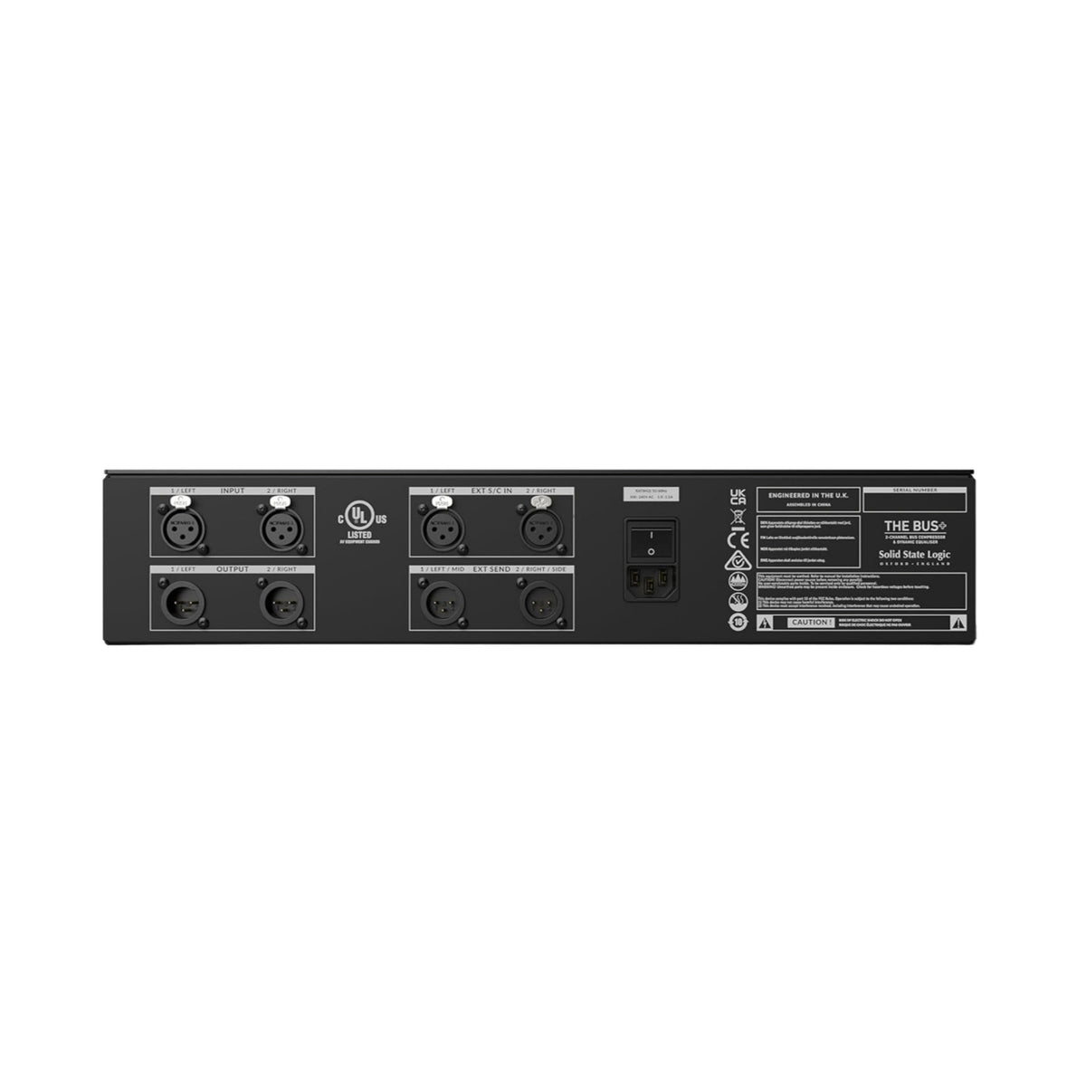 Solid State Logic The Bus+ 2-Channel Bus Compressor and Dynamic Equalizer with 4 Compressor Modes